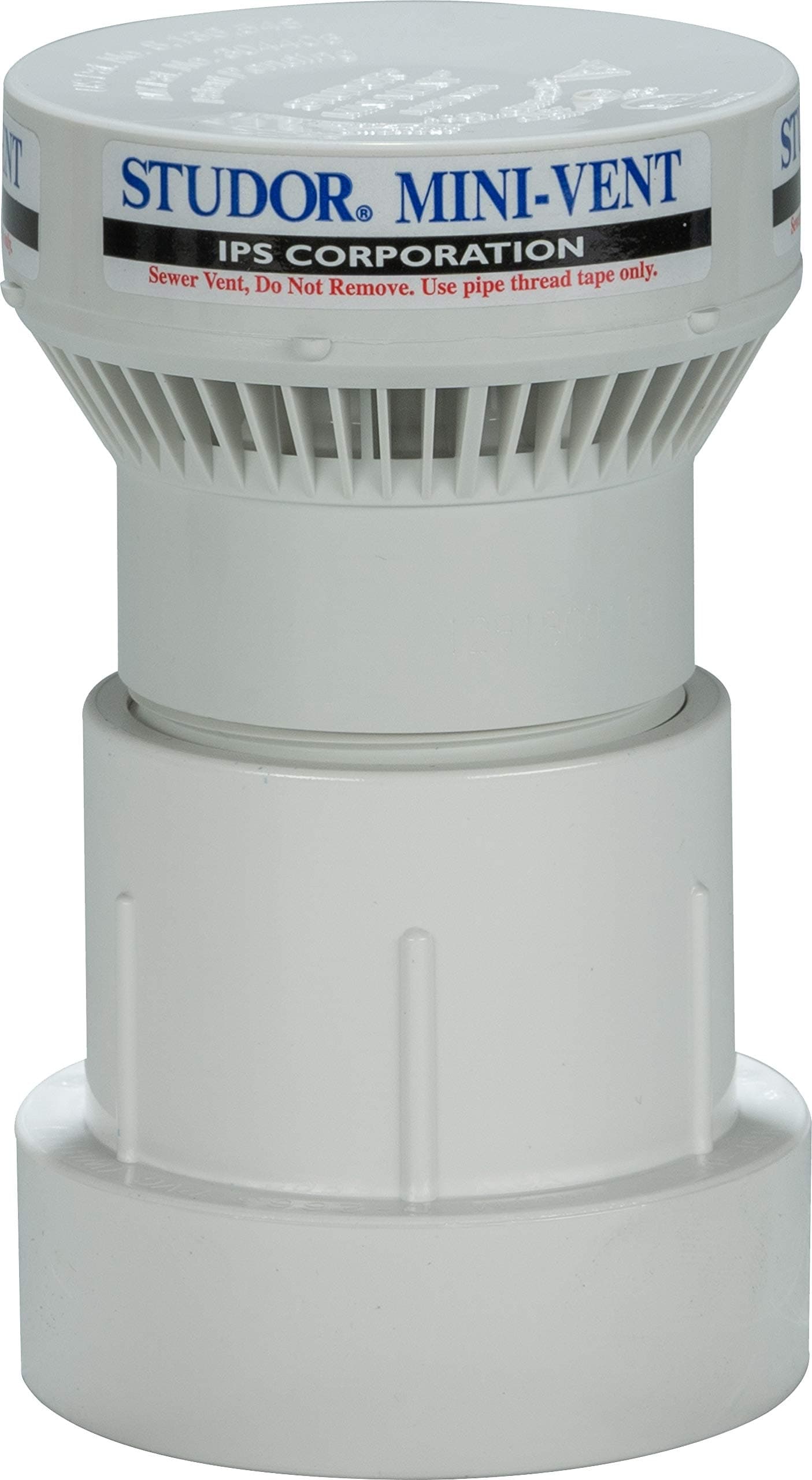20341 Mini-Vent Air Admittance Valve with PVC Adapter, 1-1/2- or 2-Inch Connection