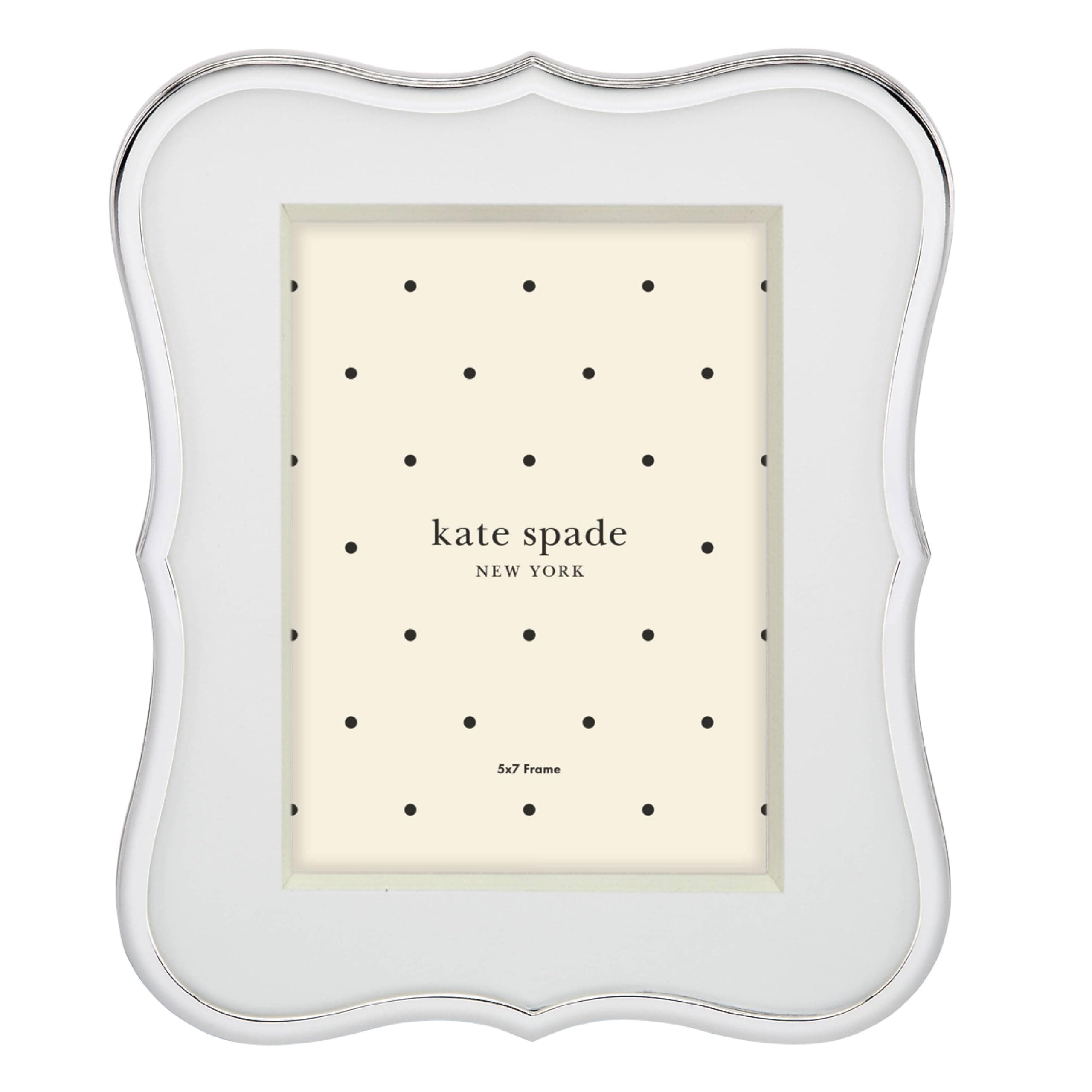 kate spade new york Crown Point 5" x 7" Frame, Silver