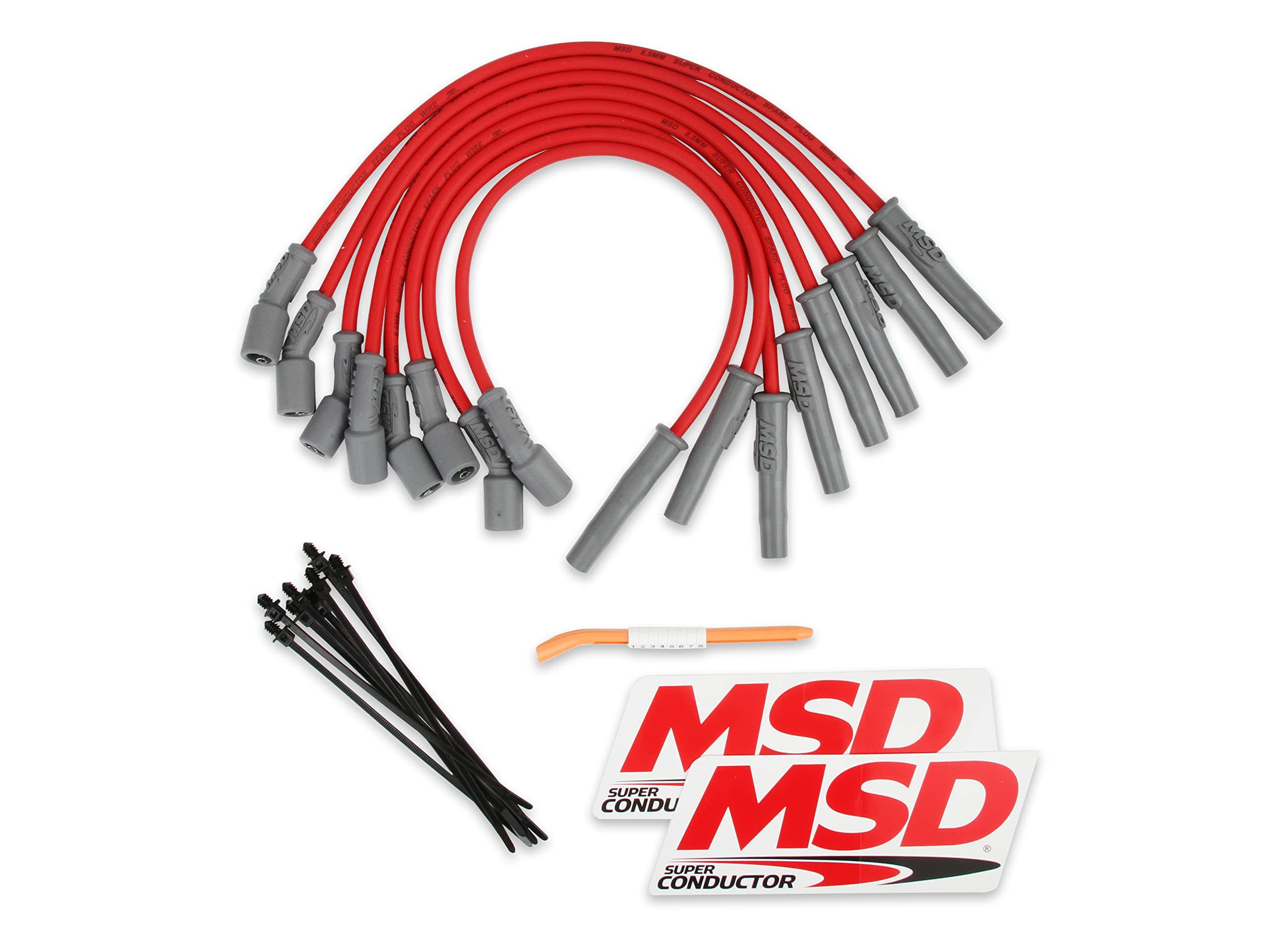 MSD 31639 Ford Raptor 6.2L V8 Red Wire Set