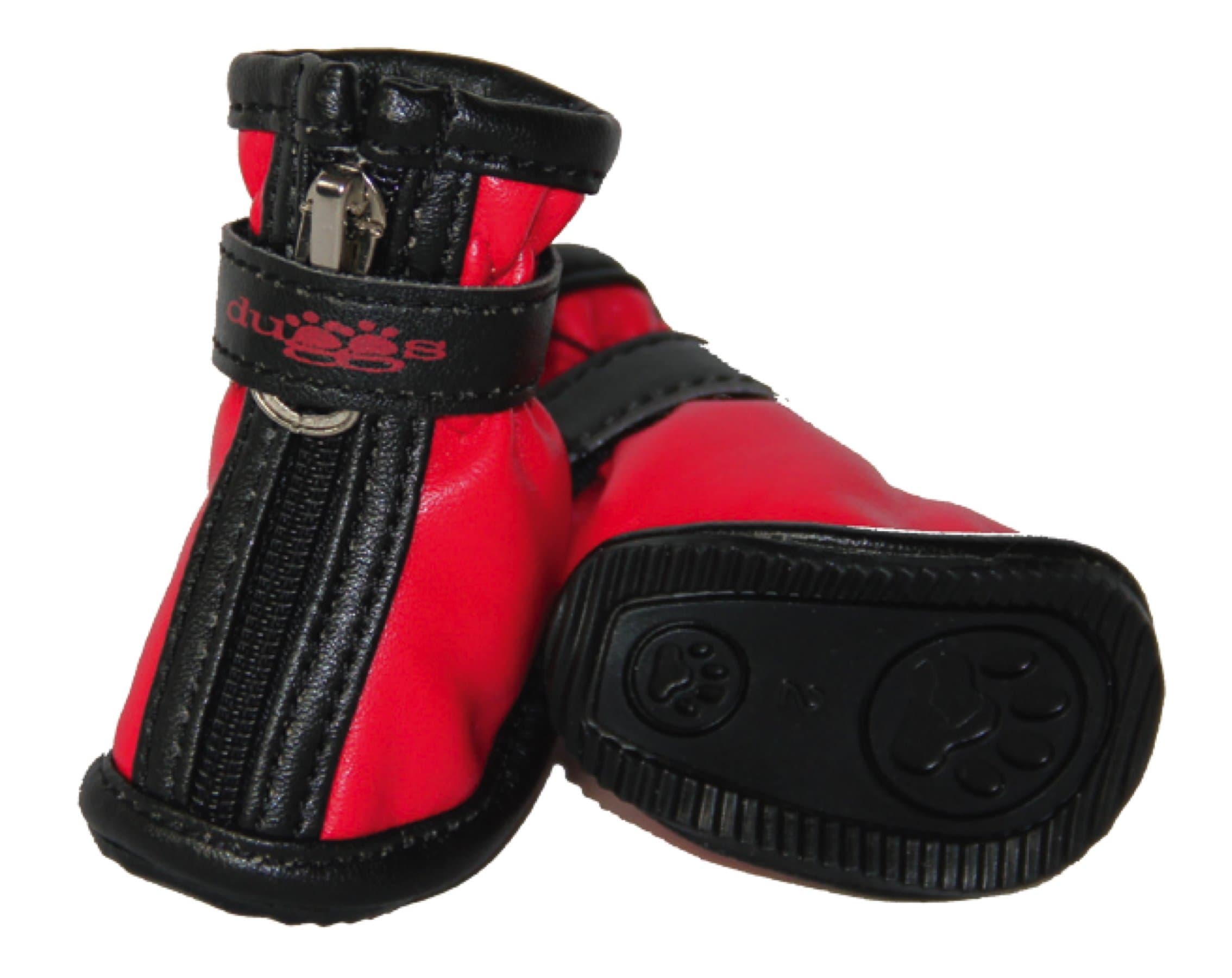 Duggs CP Biker/Boxing Boots for Dogs - Red (4)