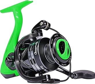 Sougayilang Fishing Reel, 5.2:1 High Speed Spinning Reel, Lightweight 11+1BB Ultra Smooth for Saltwater or Freshwater ,1000-6000 Series