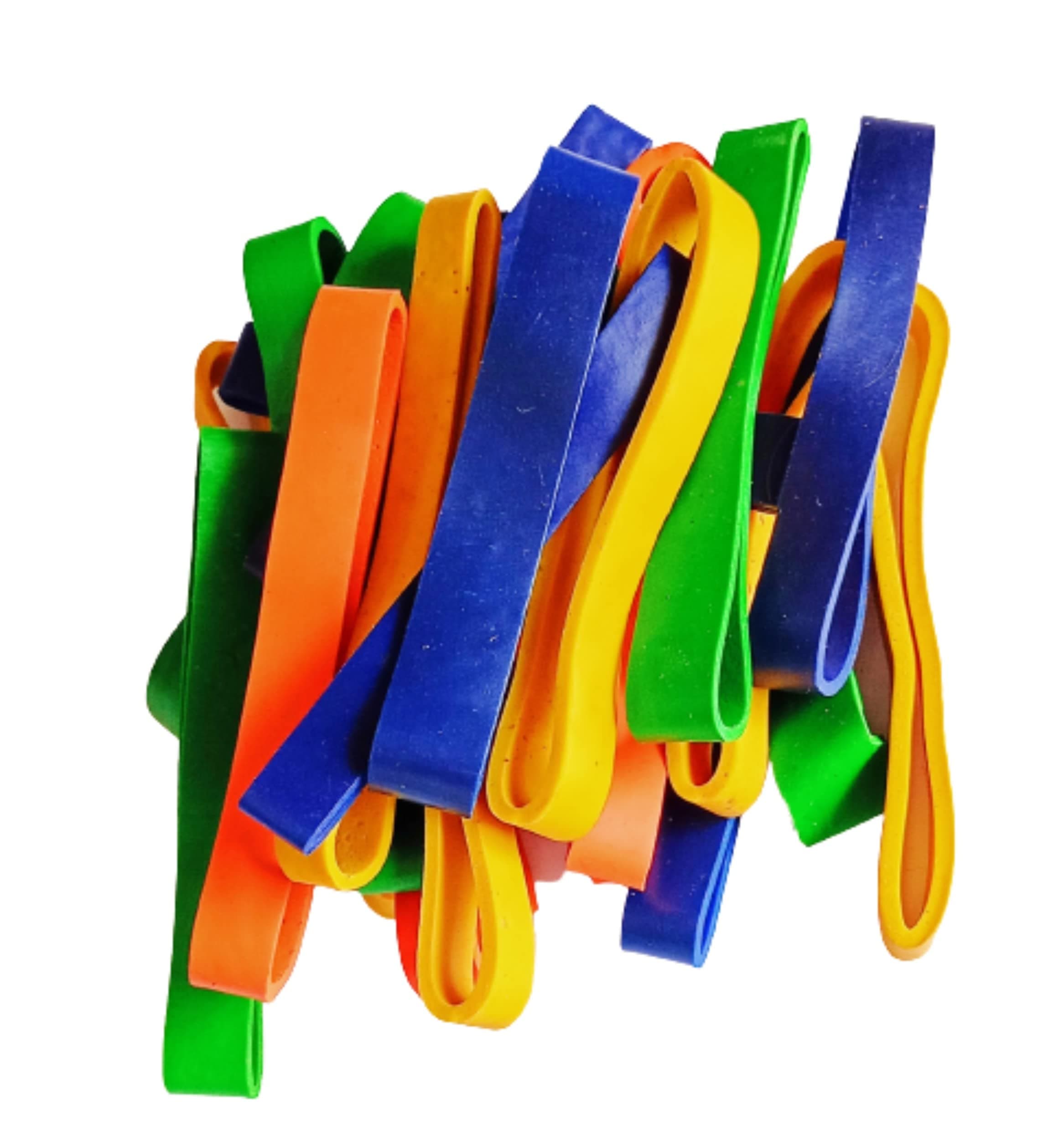 IMPRINT Multi Purpose Big Size 4 Inch Long and 10 mm Wide Rubber bands - Pack of 25 Pcs