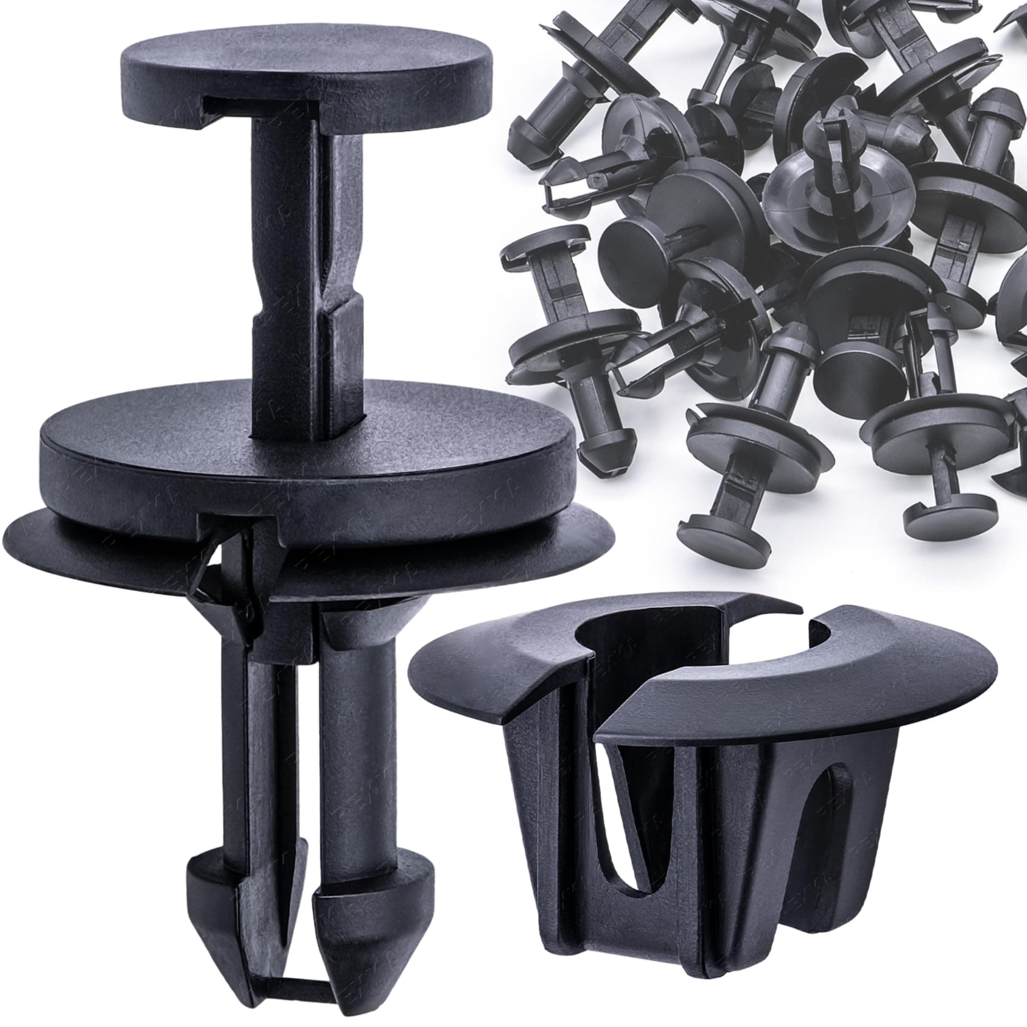 Rexka 15 Sets Silverado Bumper Clips Front Air Dam Deflector Retainer Clips Nut Grommet 15733971 15733970 Fits Chevy Trucks Suburban Tahoe Trailblazer GMC Canyon Savana Sierra Yukon Avalanche