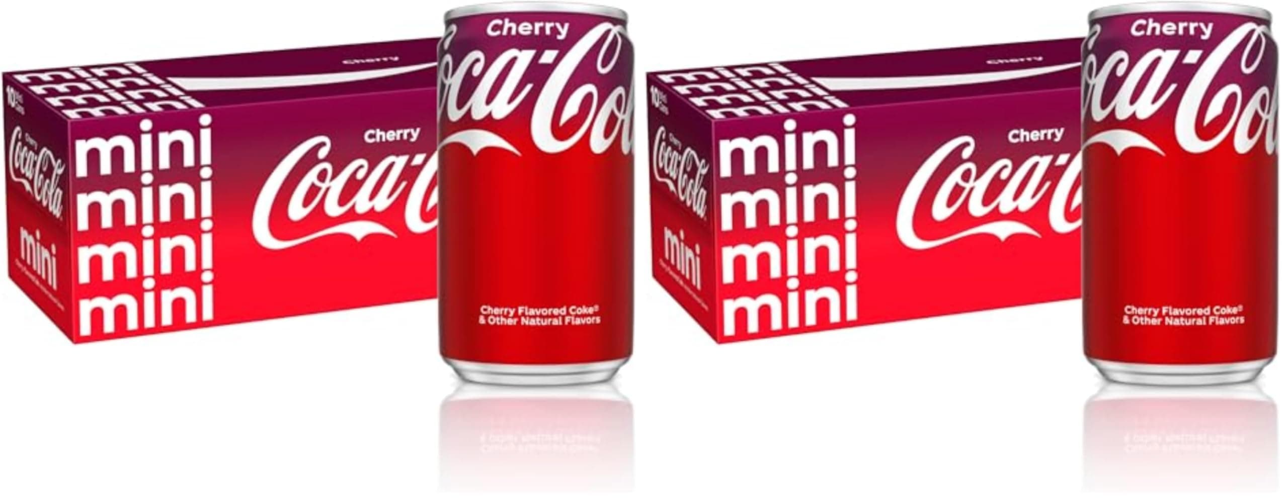 Coca-Cola Cherry Soda Soda Soft Drink Mini Cans, 7.5 fl oz, 20 Pack