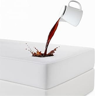 Family Bedding Terry Cotton 100 Percent Waterproof Single Bed Mattress Protector, 90 cm x 200 cm (Single (90x200cm)) White