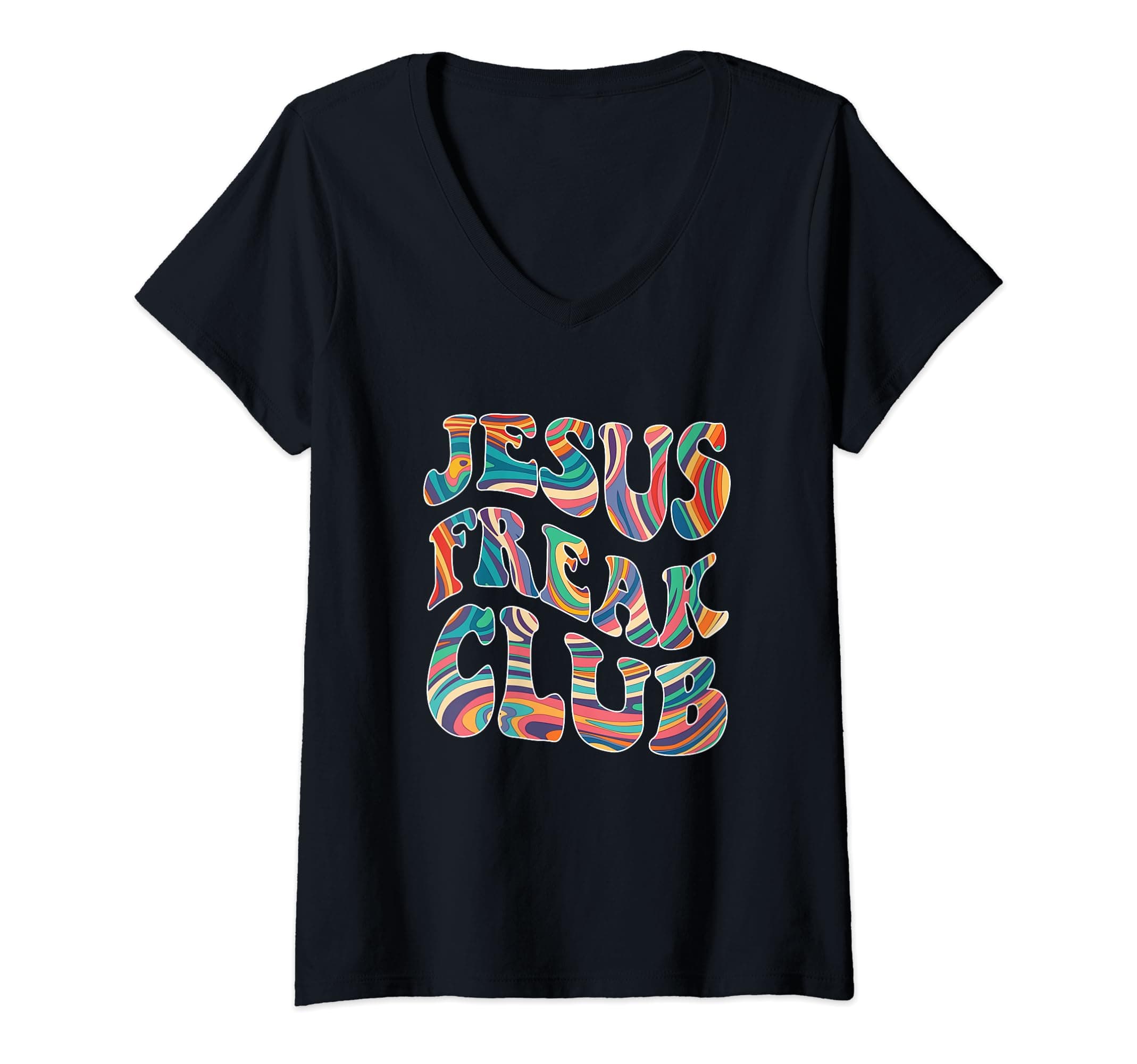 J.e.s.u.s Freak Club Design Co.J.e.s.u.s Freak Club Apparel V-Neck T-Shirt
