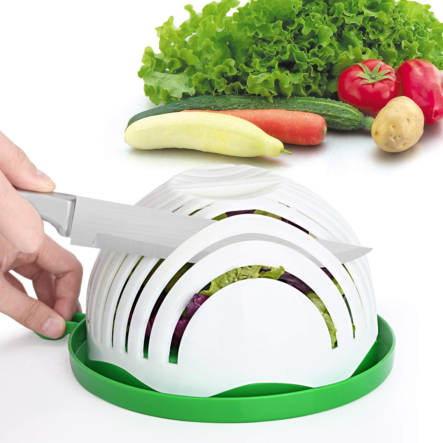 Family Size Salad Cutter Bowl