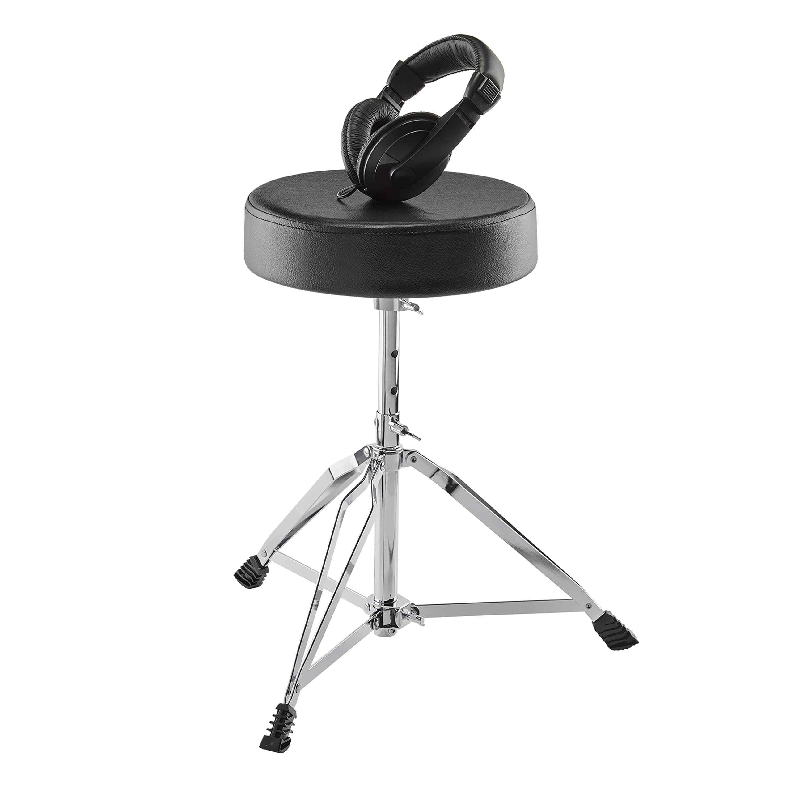 Alesis Drum Essentials Bundle - Complete Electric Drum Set Accessory Pack Including a Drum Throne and On-Ear Headphones