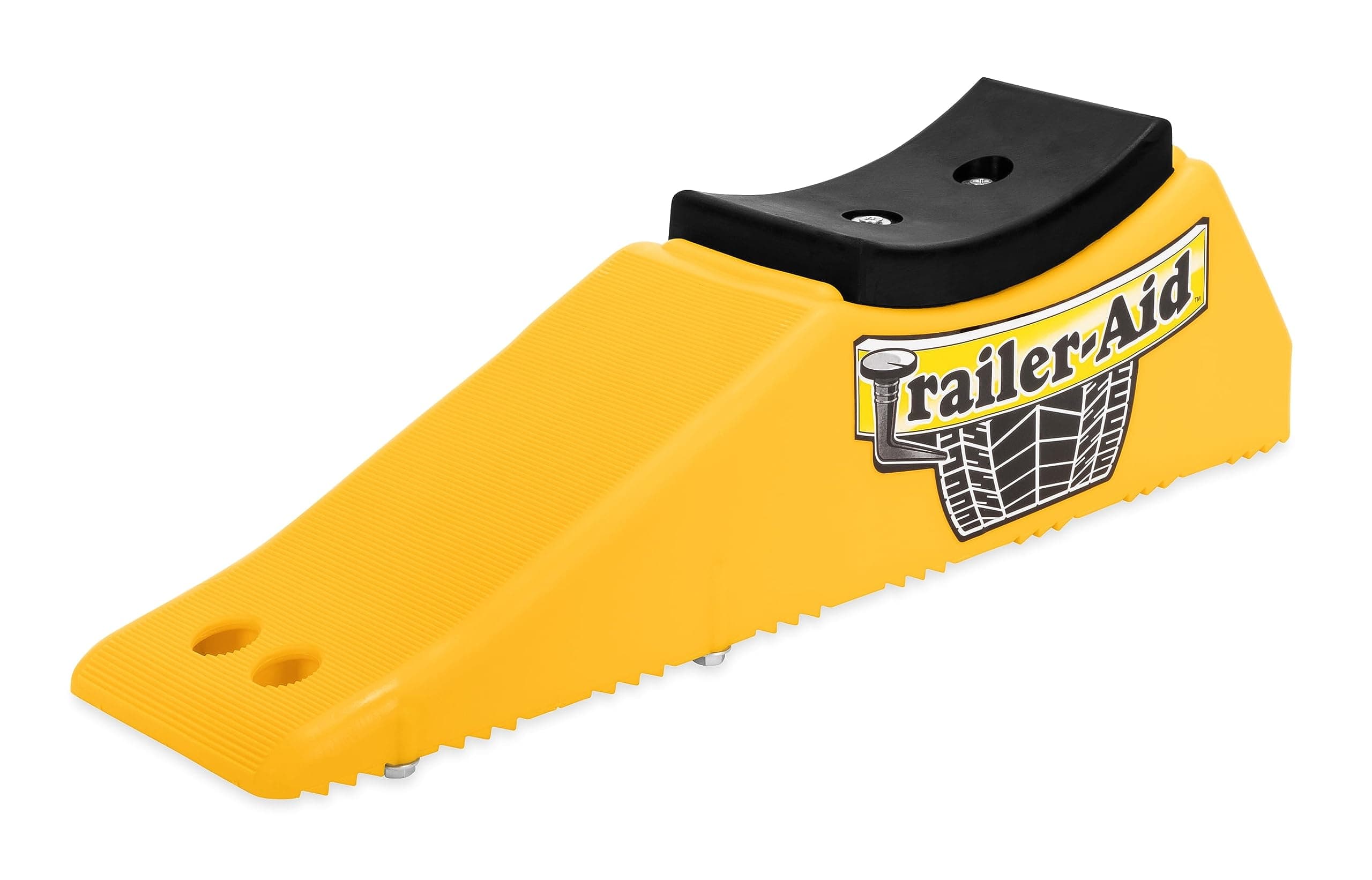 "Plus" Tandem Tire Changing Ramp, The Fast and Easy Way To Change A Trailer's Flat Tire, Holds up to 15,000 Pounds, 5.5 Inch Lift (Yellow) (23) (21002)