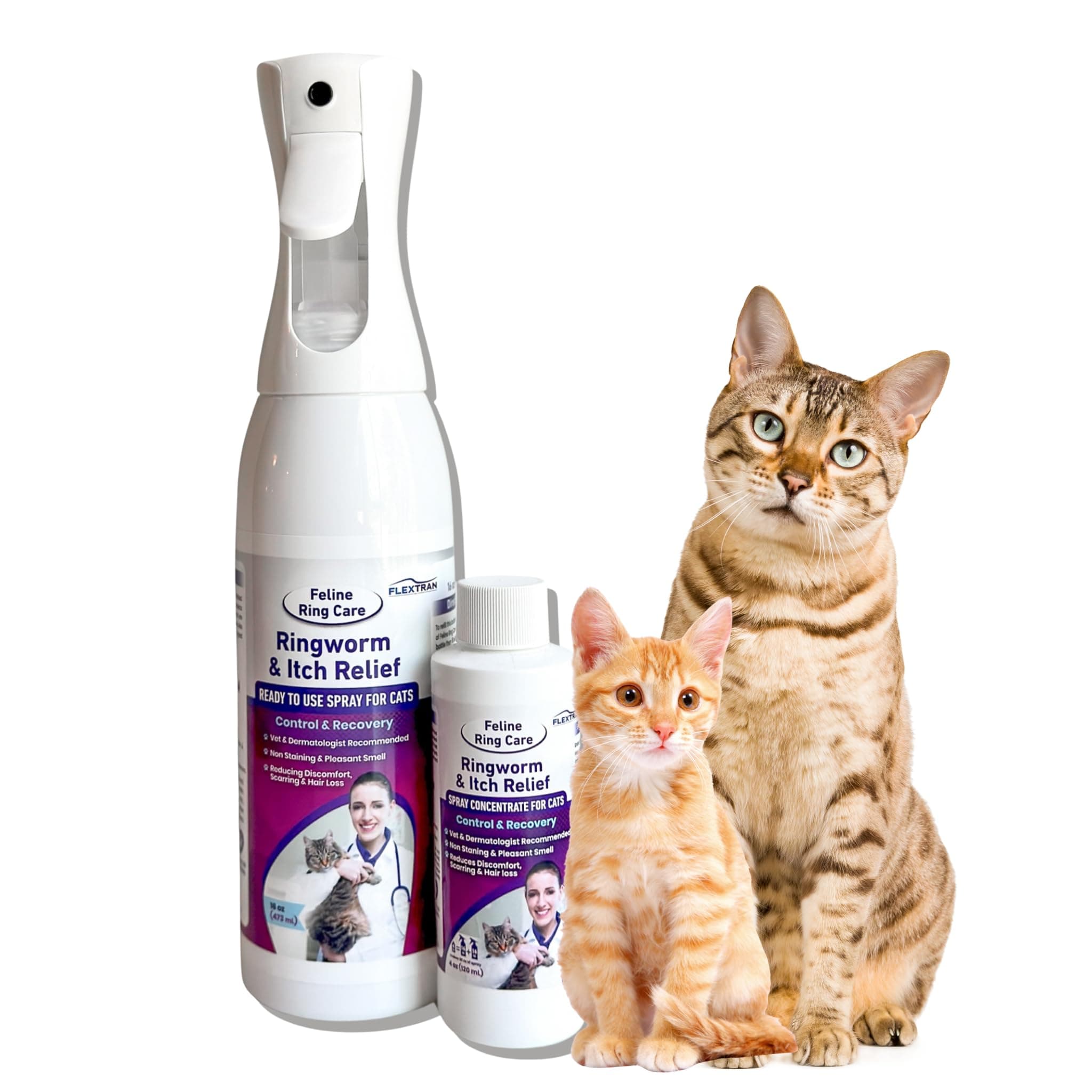 Feline Ring Care | Control and Help with Feline Ringworm, Scabies, Dermatitis and Yeast on Dogs' Paws. Also Works on