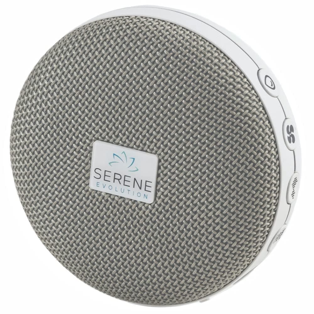 Serene EvolutionWhite Noise Machine -36 Sound Travel White Noise Machine for Adults,USB Rechargeable Rain Noise Machine, Sound Machine for Sleeping & Travel- Fan, Ocean, Waterfall, Rain Sound Machine
