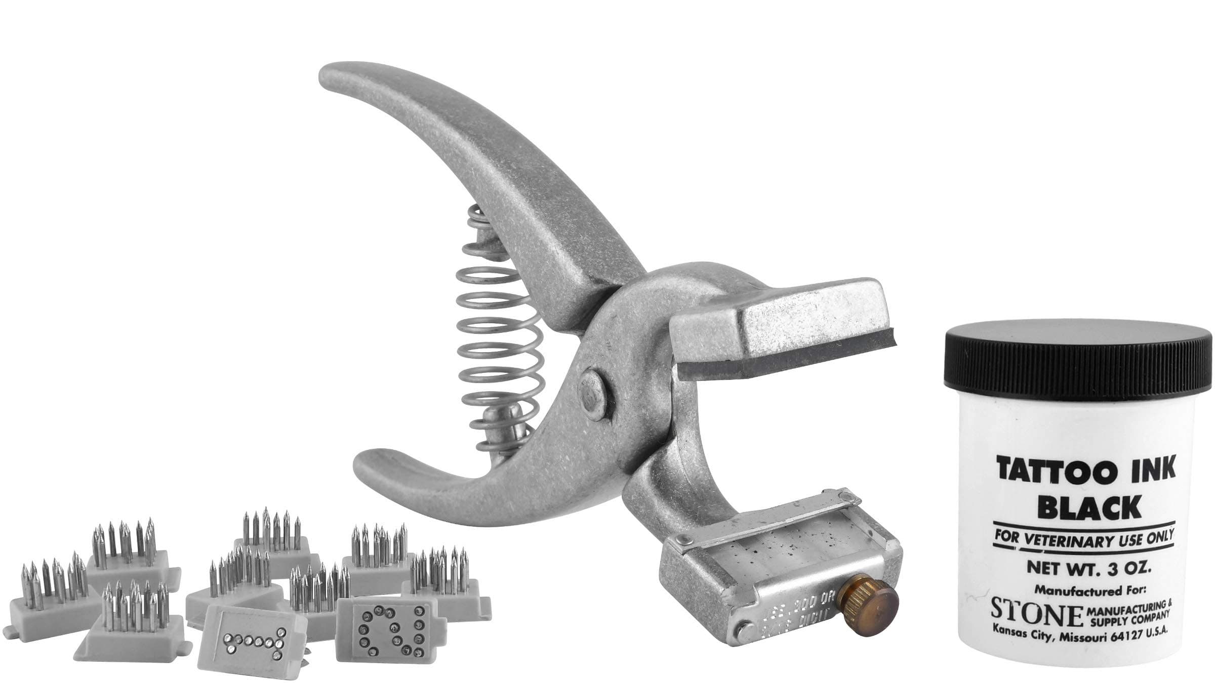 No. 300 Pet Tattoo Kit 4 Spaces