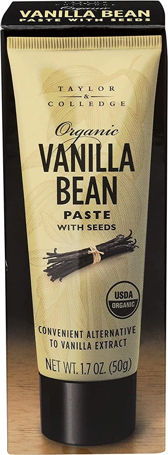 Organic Vanilla Bean Paste with Seeds, 1.7oz Tube