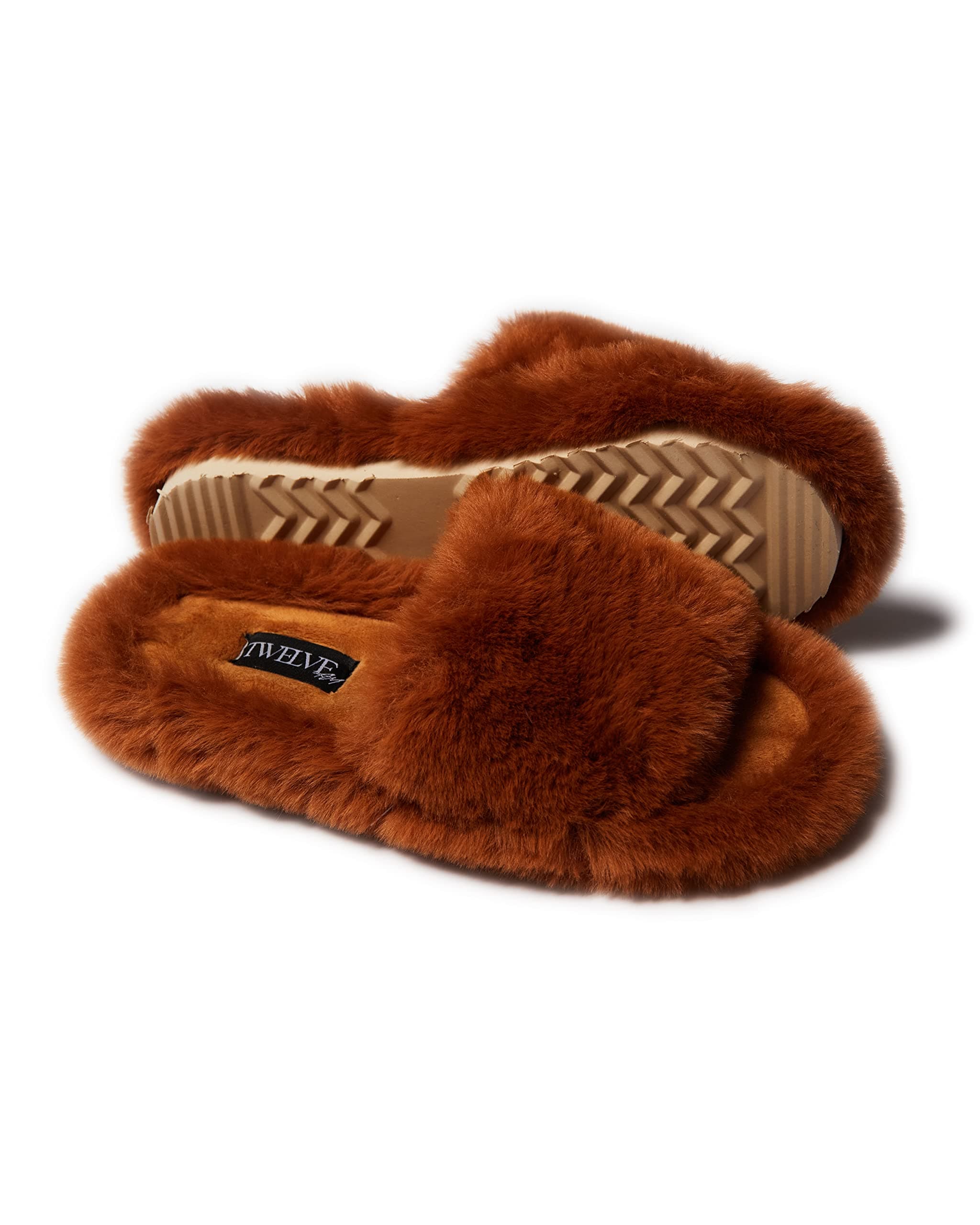 Twelve AM Co Womens style So Fab Fluffy Slippers