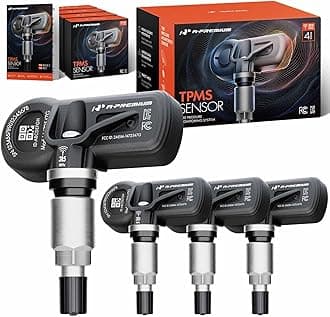 A-Premium 4PCS Pre-programmed TPMS Sensor Tire Pressure Monitoring Sensor - Compatible with Ford, Lincoln Models - Bronco, Edge, F-150, Mustang, Ranger, Mark LT, MKC, MKZ, Nautilus, Navigator - 315MHz
