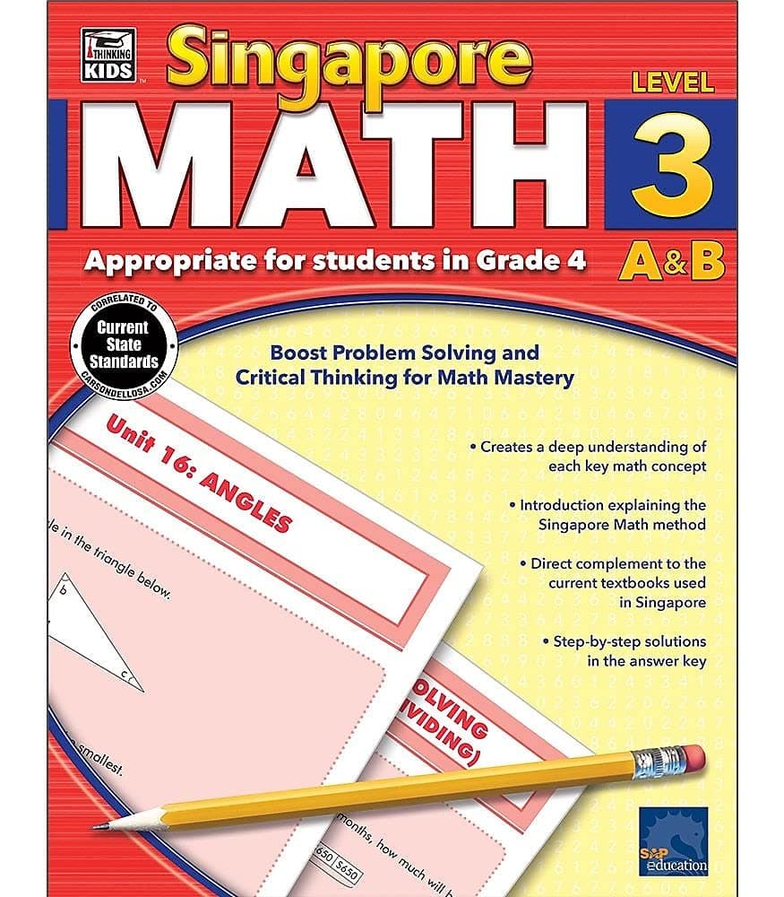 Singapore Math A & B: Level 3 Paperback – 5 Jan. 2015