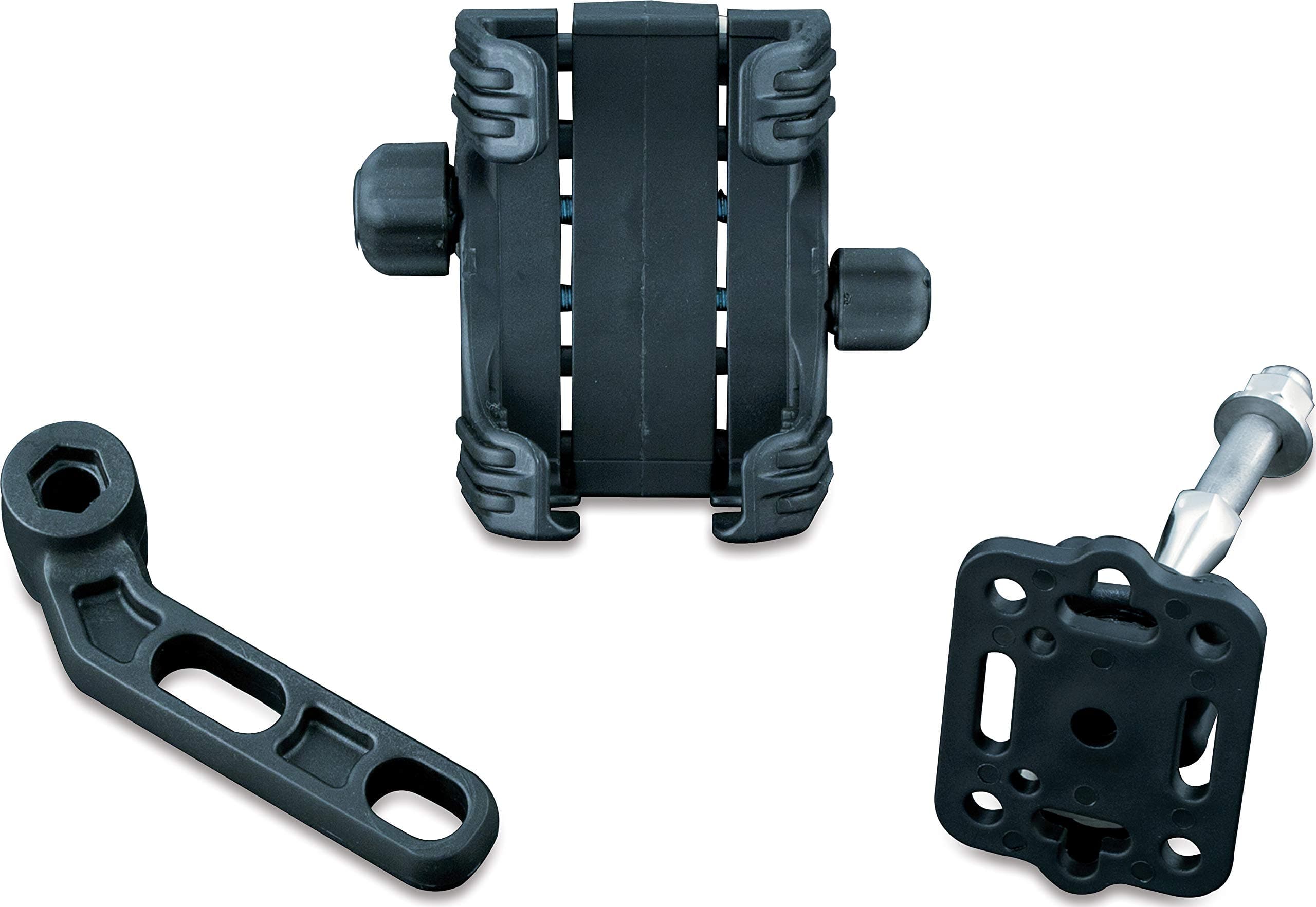 1698 Motorcycle Accessory: Clutch/Brake Perch Mount Tech-Connect Cradle GPS Device/Phone Holder Mounting Kit, Standard, Black