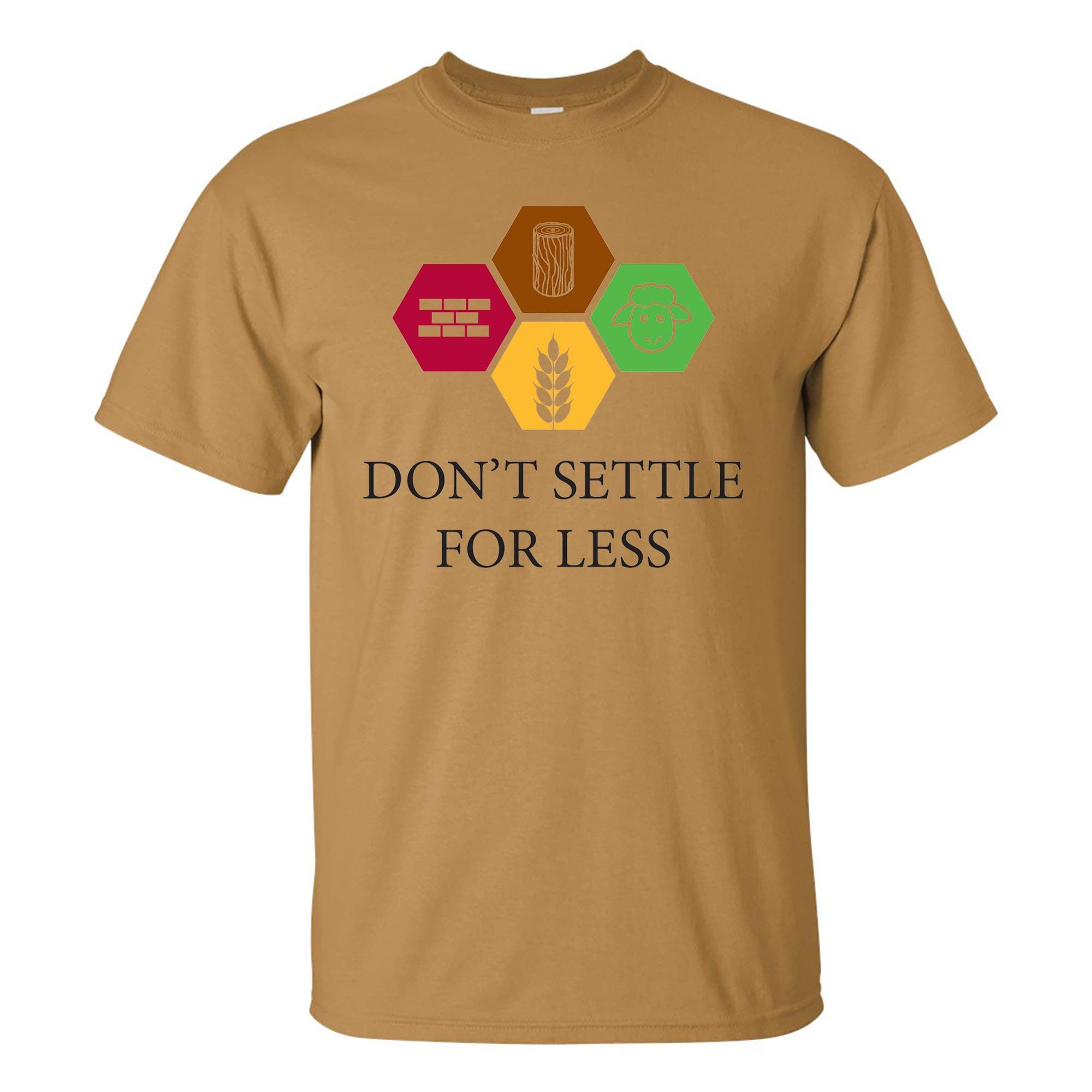 UGP Campus Apparel Don't Settle for Less Basic Cotton T-Shirt