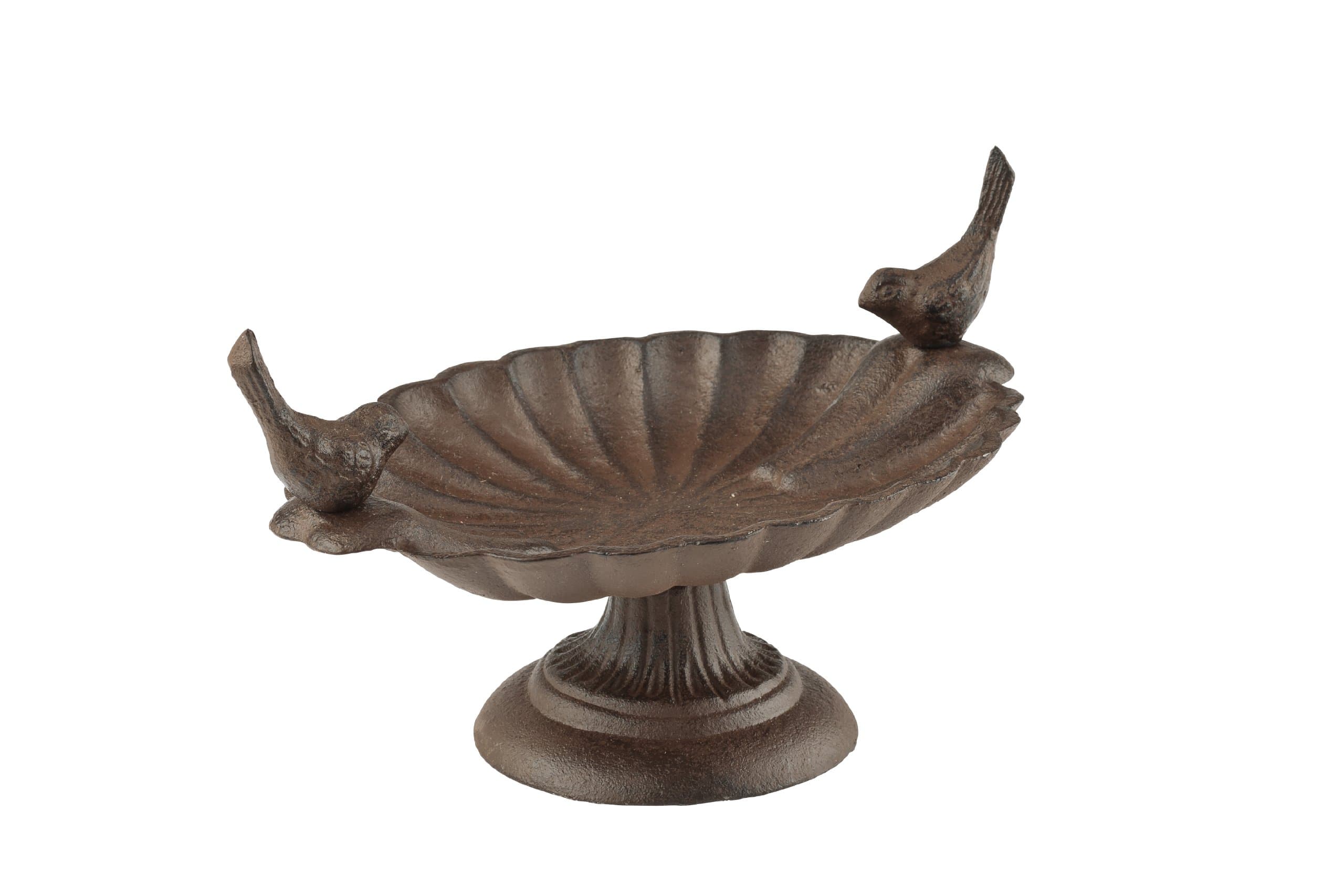 Esschert Design FB162 Cast Iron Pedestal Birdbath