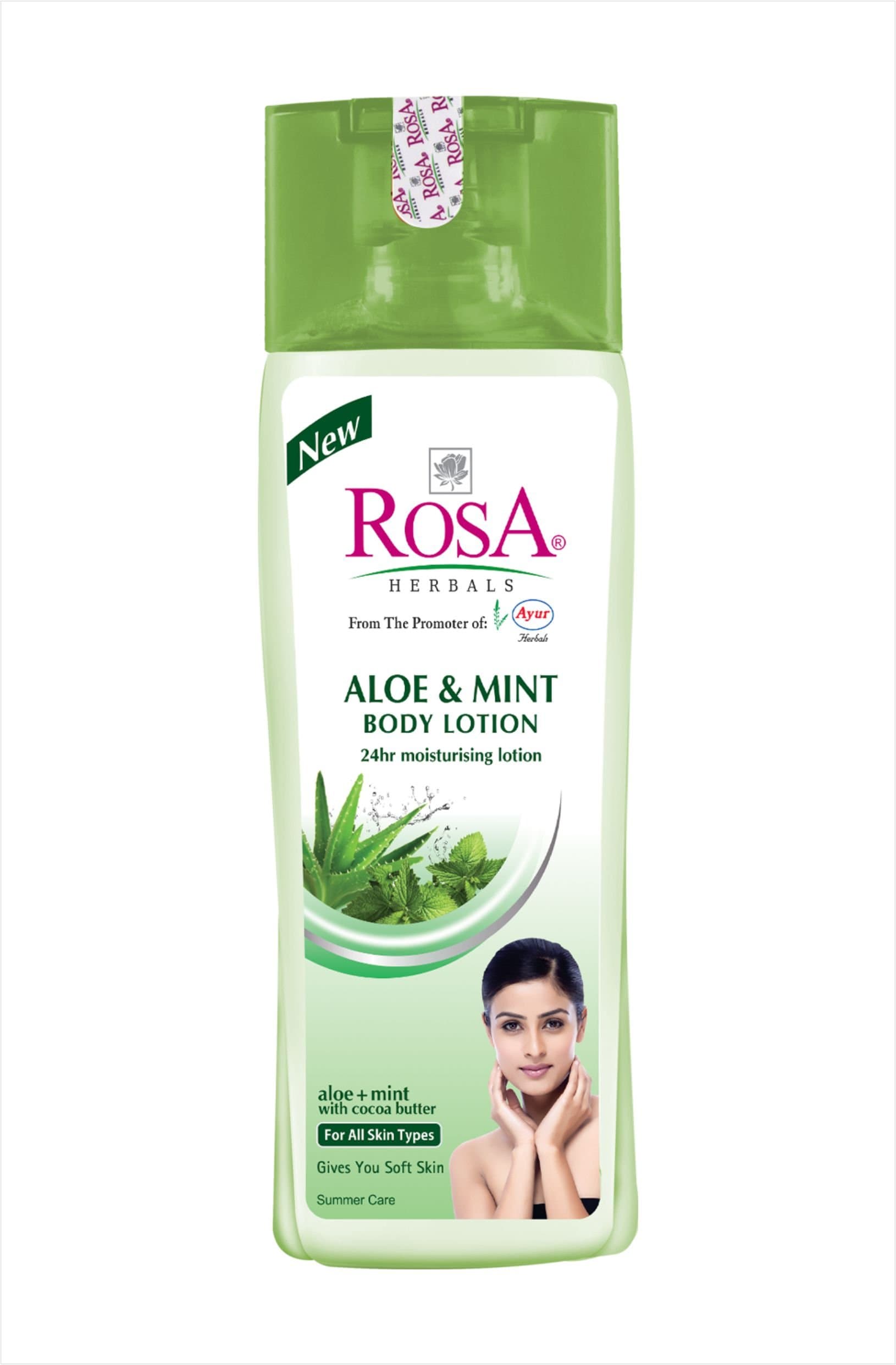 Rosa Herbals Aloe Mint Lotion (500 ml)