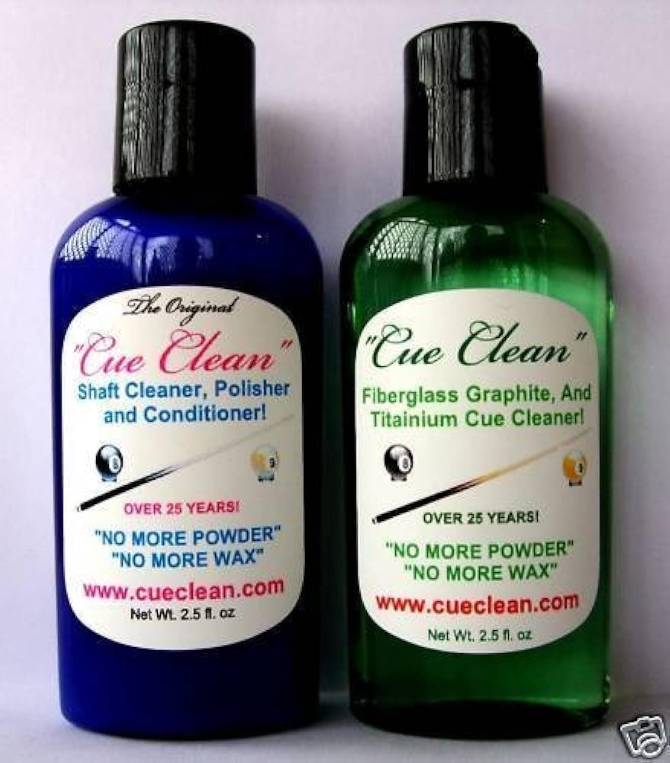 Cue Clean" Combo Pack, Pool and Snooker Shaft Cleaner