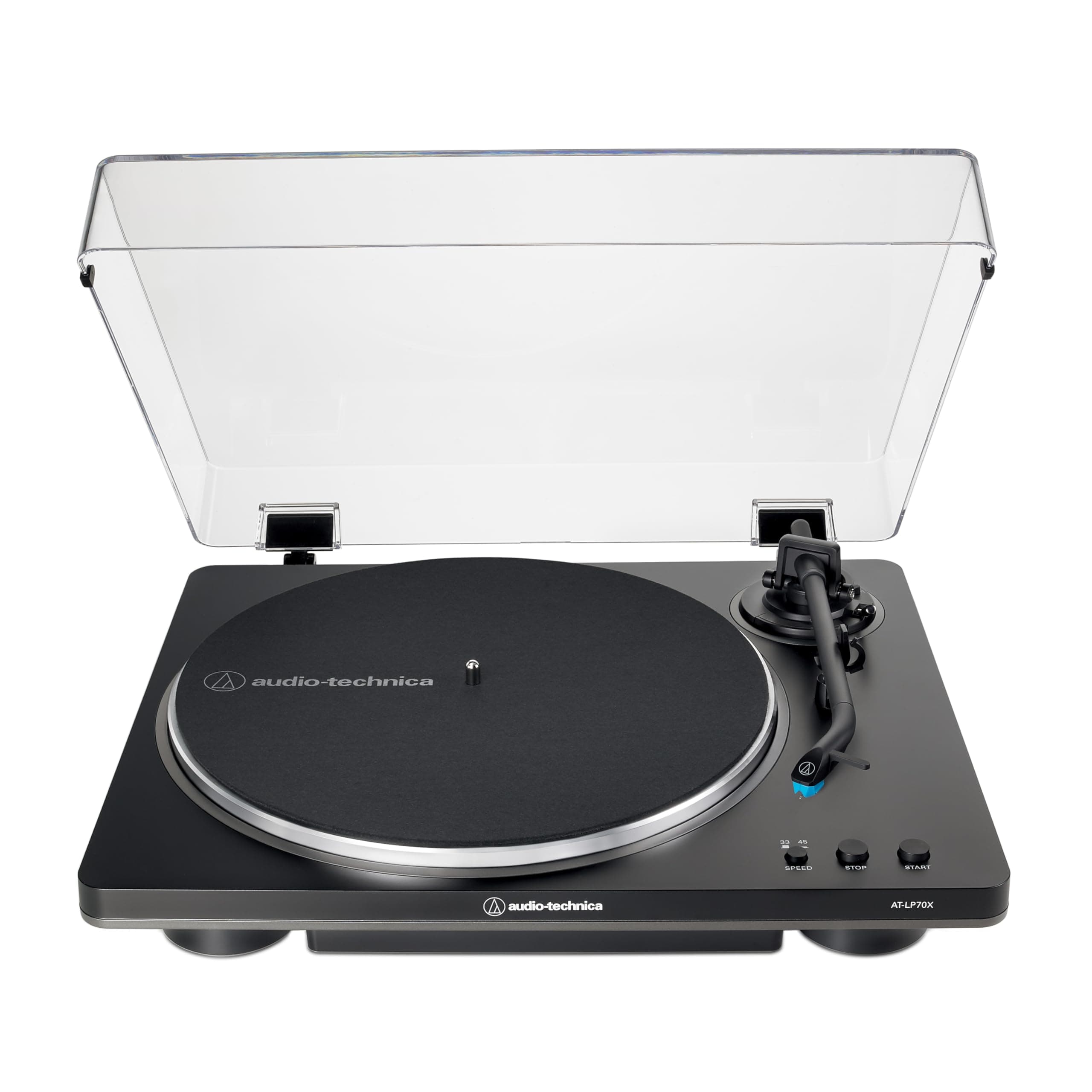 AT-LP70X-BG Automatic audio turntable, Black/Grey