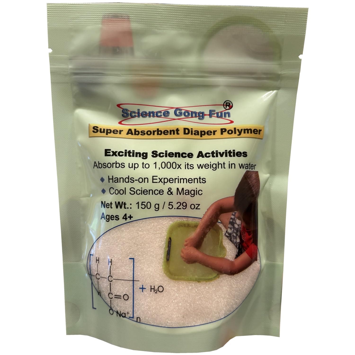 150 Grams Sodium Polyacrylate Superabsorbent Diaper Polymer