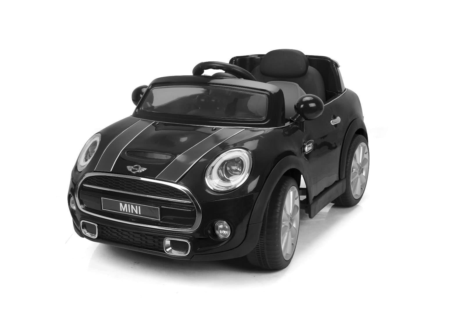 Brunte BMW MINI Cooper Black Battery operated remote controlled openable door with music led light and sound heavy double motor and dual battery
