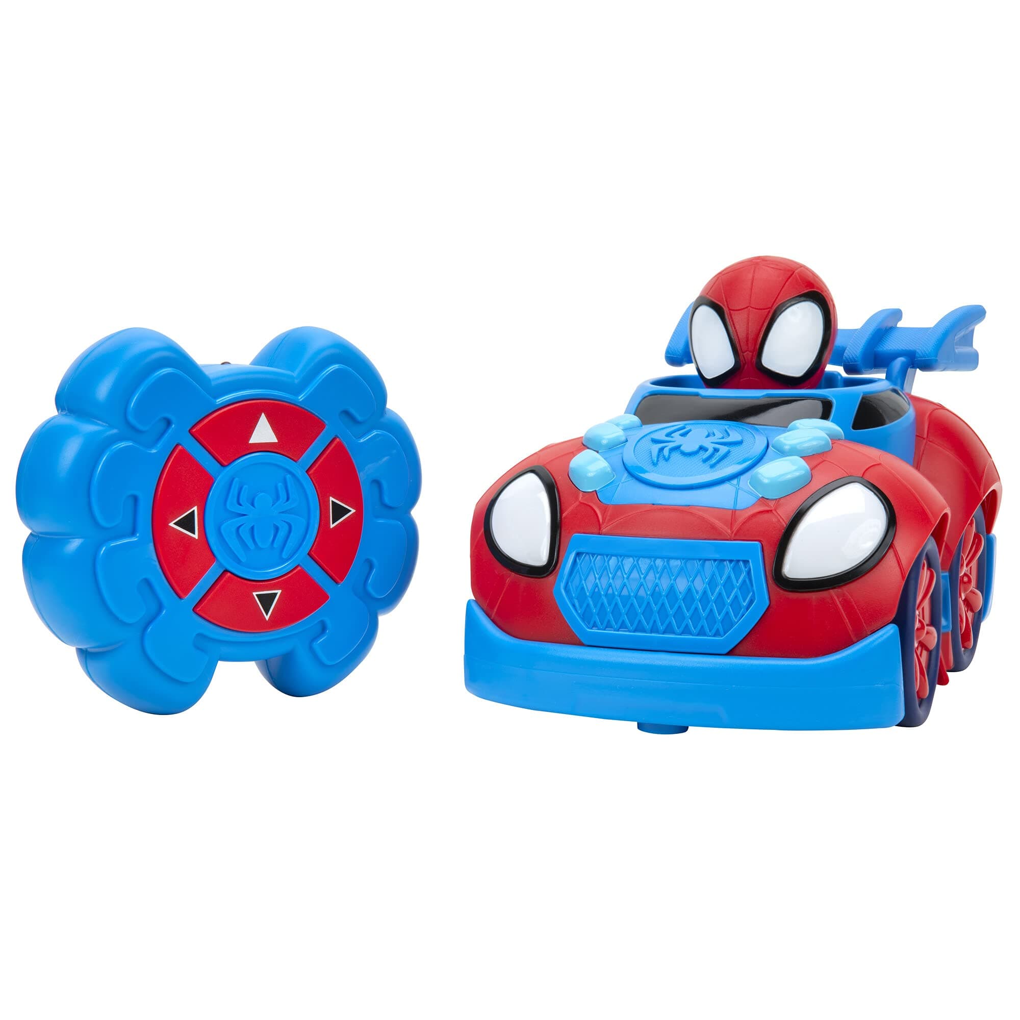 Spidey and His Amazing Friends Web Crawler RC - Remote-Controlled Vehicle - Features Built-in Super Hero with 4 Controller Functions