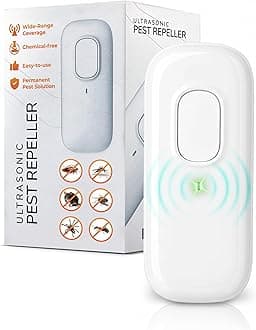Pest Defence Ultrasonic Pest Repeller, Bye Critter Ultrasonic Pest Repeller Plug-in Mouse Repellent for Home – Repels Mice, Spiders, Rodents, Cockroaches, and Ants – Eco-Friendly, Chemical-Free