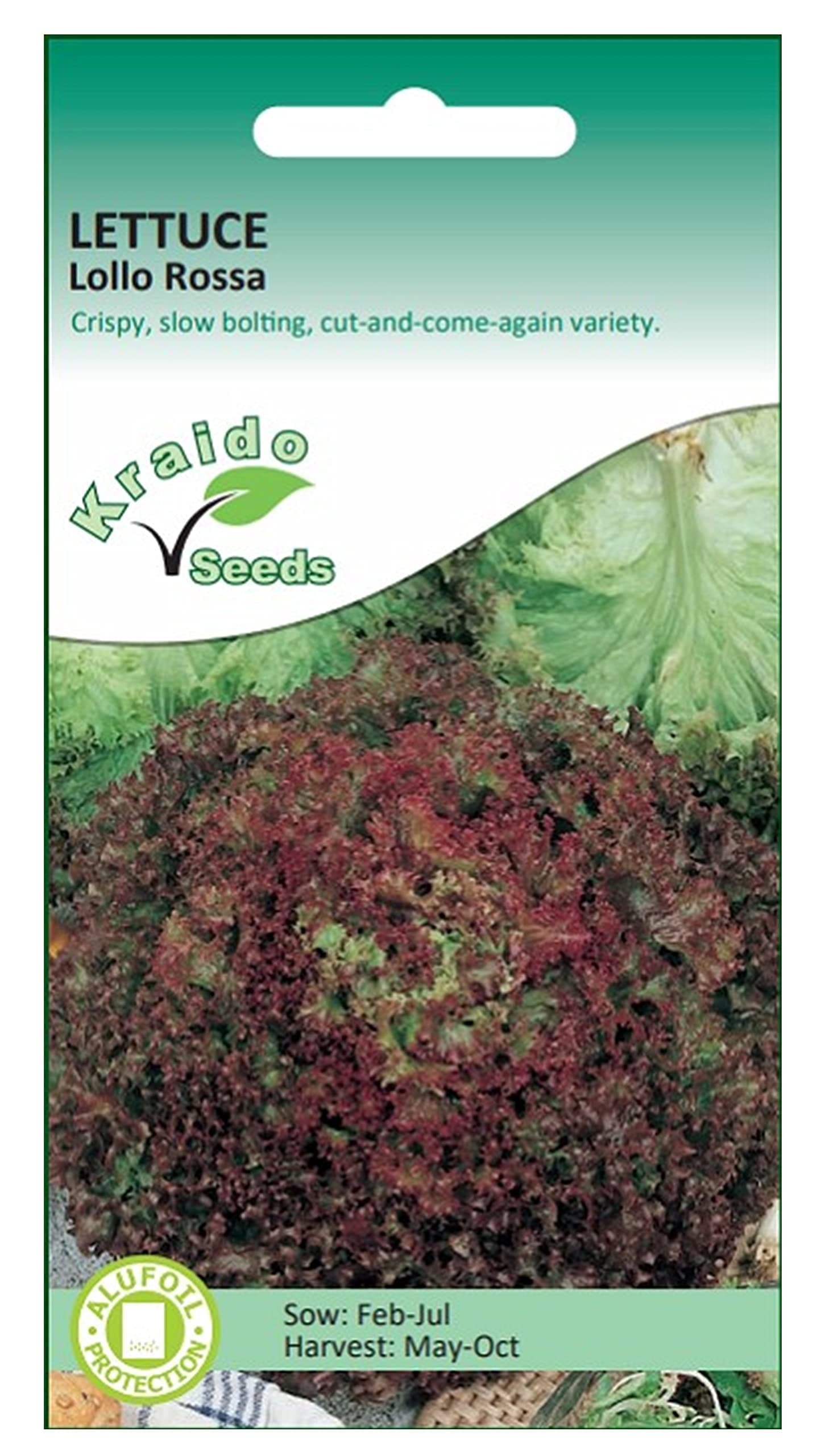 Vegetable Seeds (Lettuce Lollo Rossa)