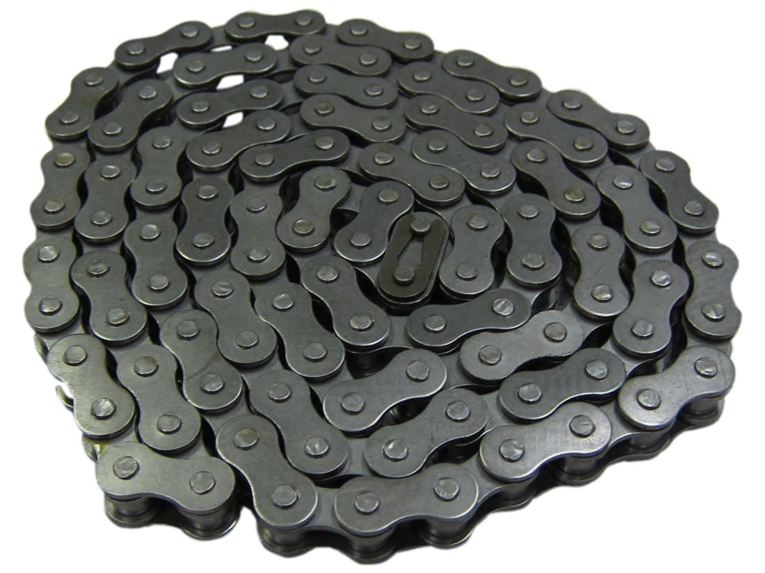 Flying Horse410 Bicycle Engine Chain for High-Performance Motorized Bikes, 1/2 inch, Alloy Steel, Single Strand, 5000 lbs/in Tensile Strength