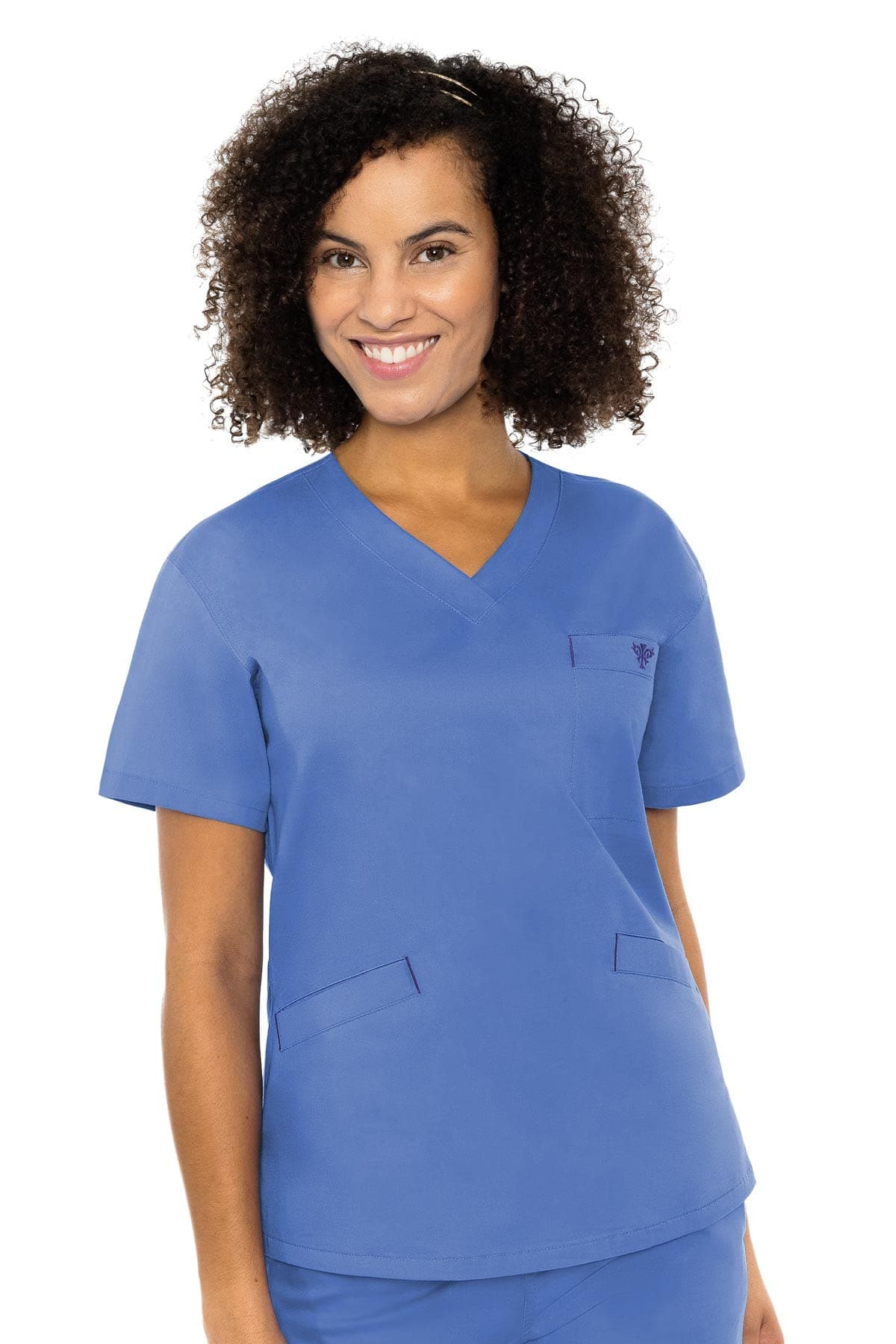 V-Neckline 3 Pocket Scrub Top