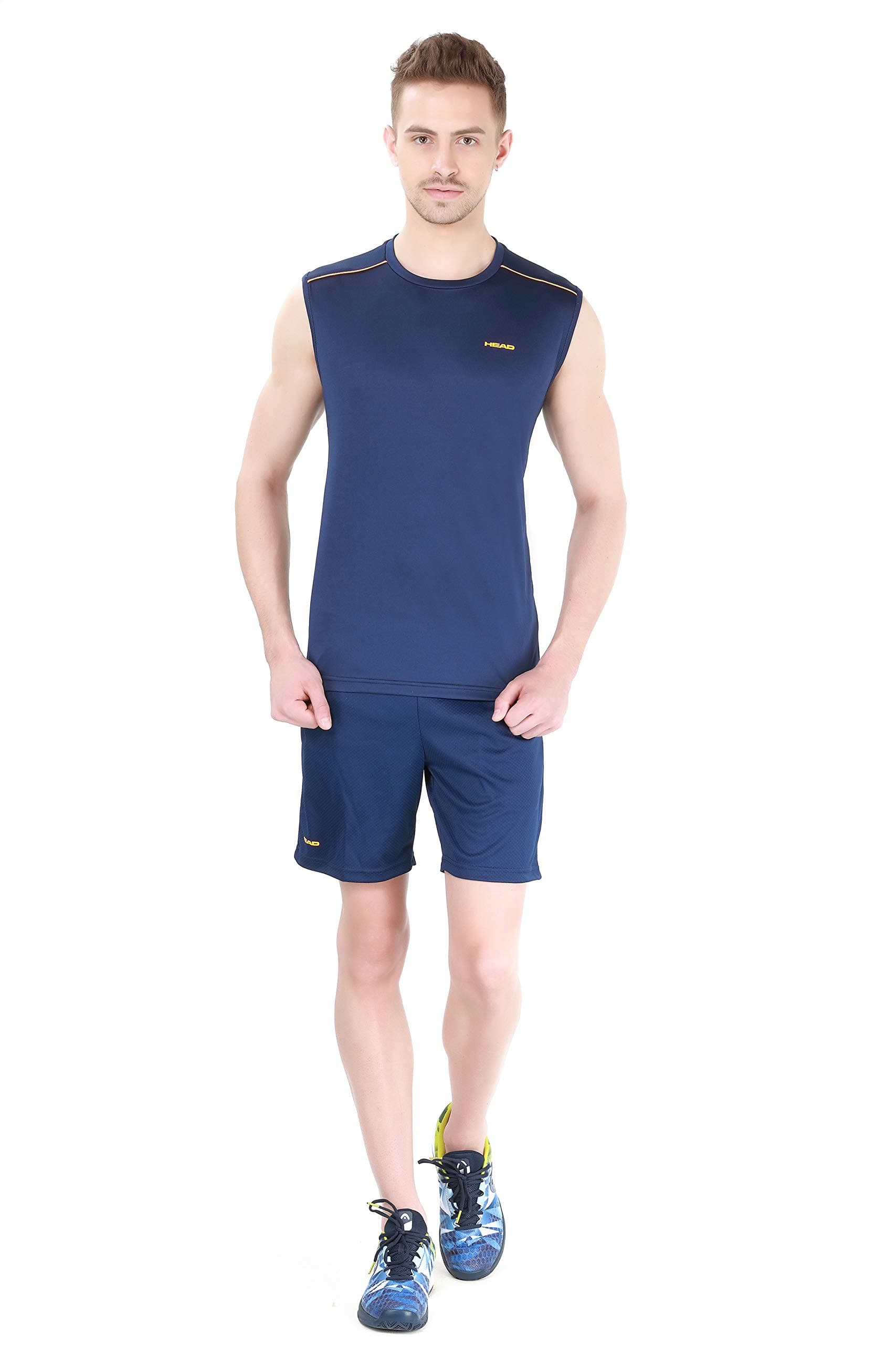 Head HMS-502 Polyester Tennis Apparel, X-Large (Navy)