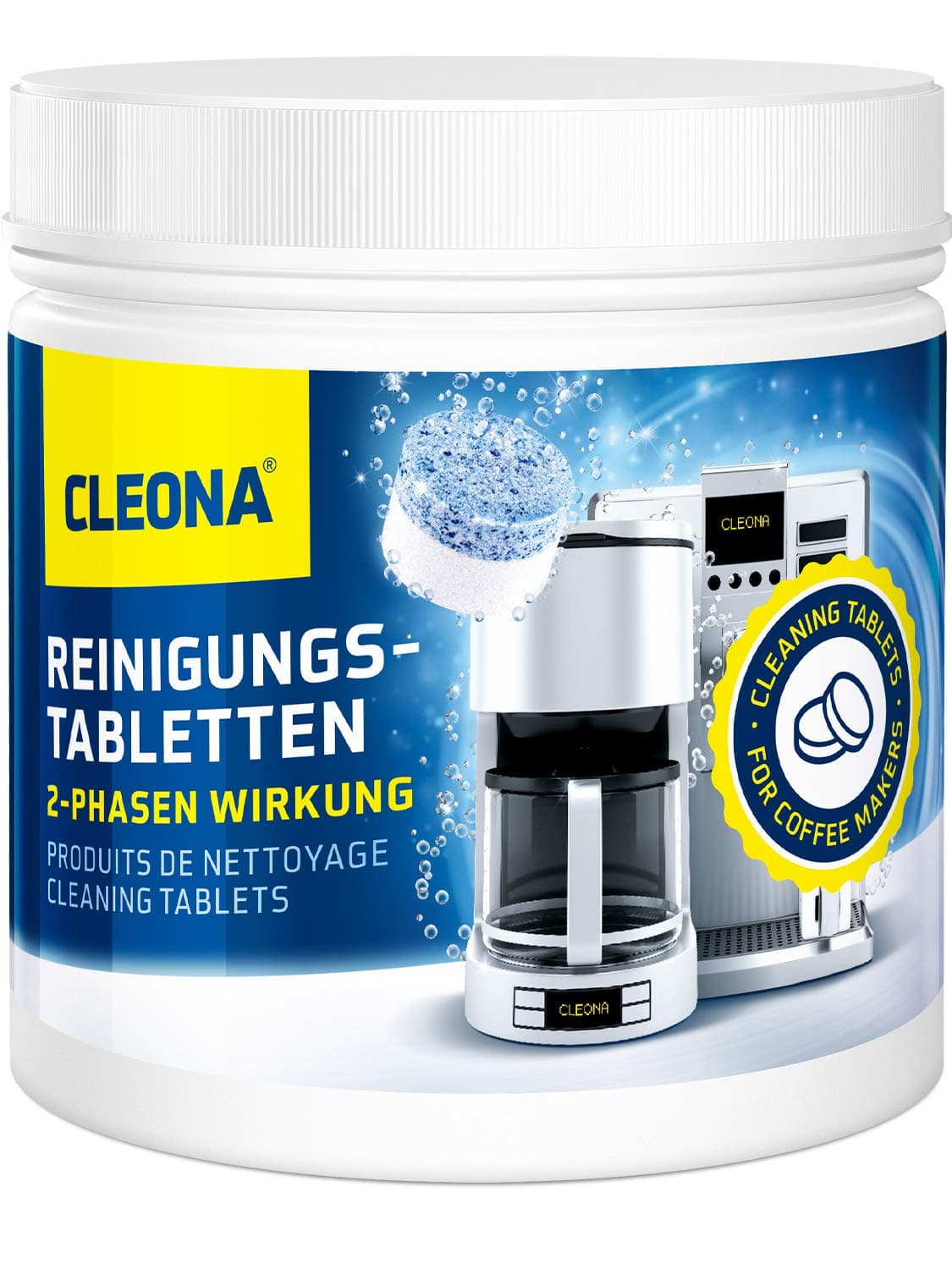 Cleaning Tablets for Coffee Machines/Fully Automatic Coffee Machines | Coffee Dispenser | Cleaning Wand | Kaffeefettlöser 35 Tablets