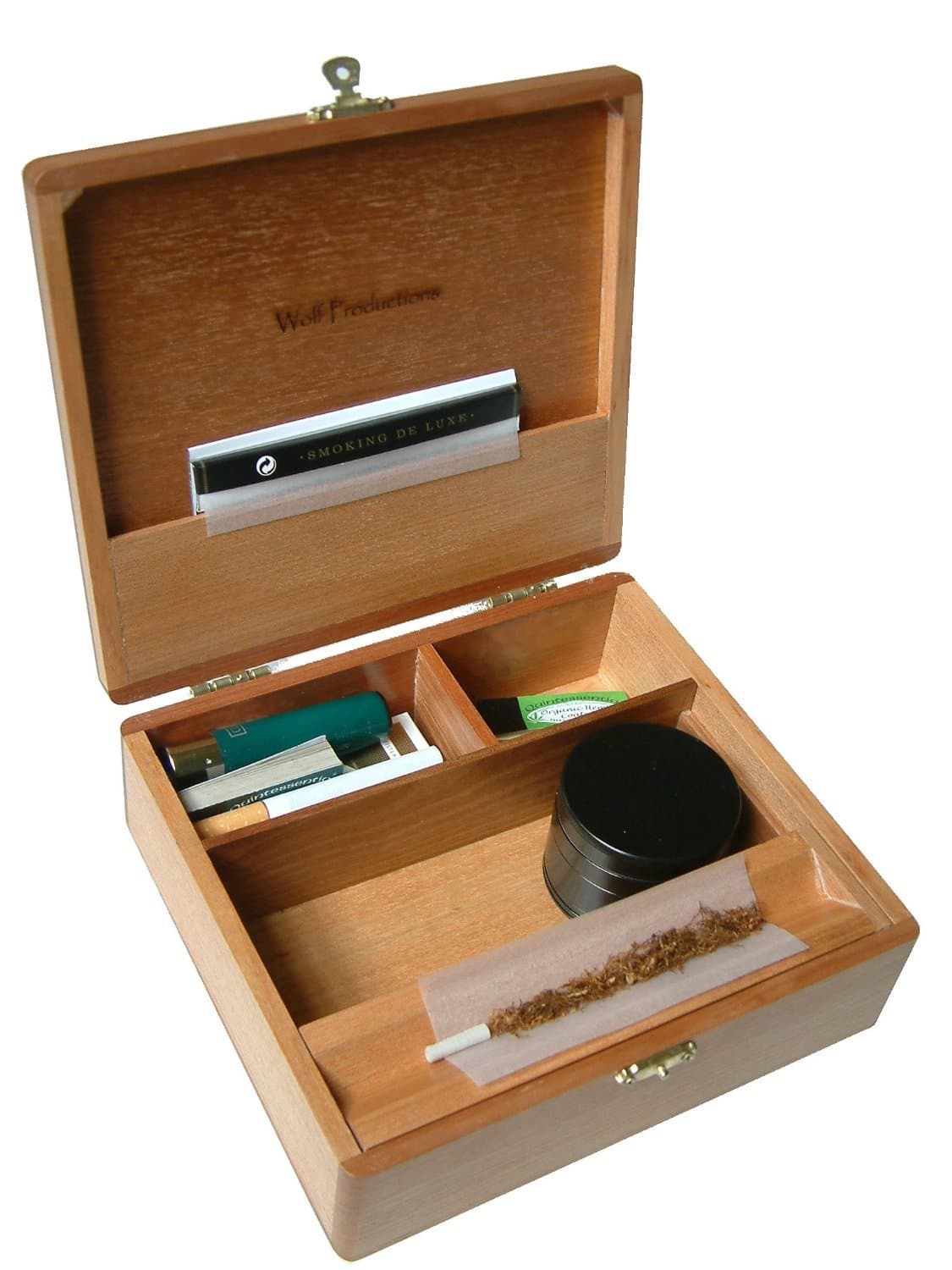 3 x Wolf T3 Deluxe stash box for smoking accessories