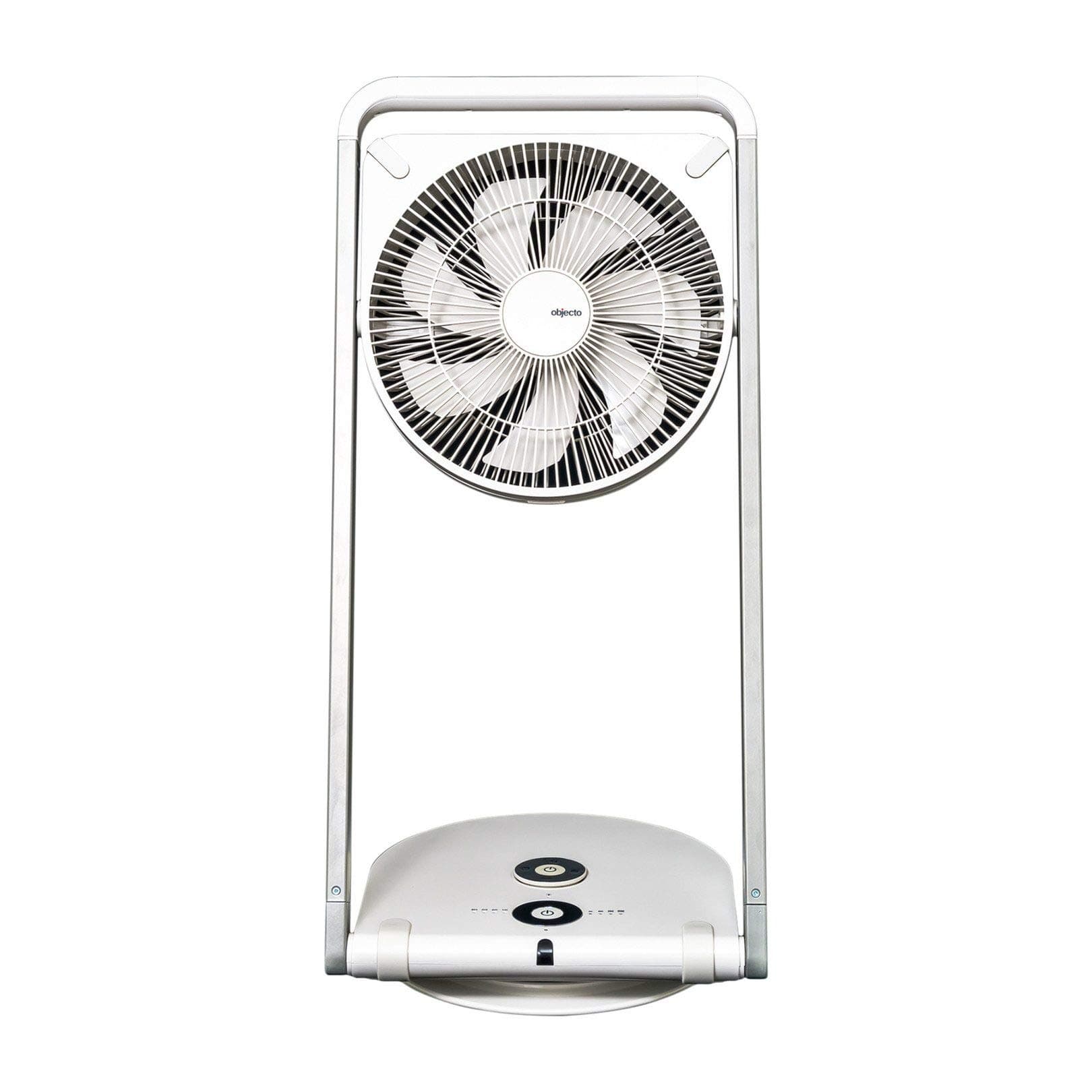 ObjectoWhite Flow F1 Foldable Fan, Lightweight Portable and Easy Storage