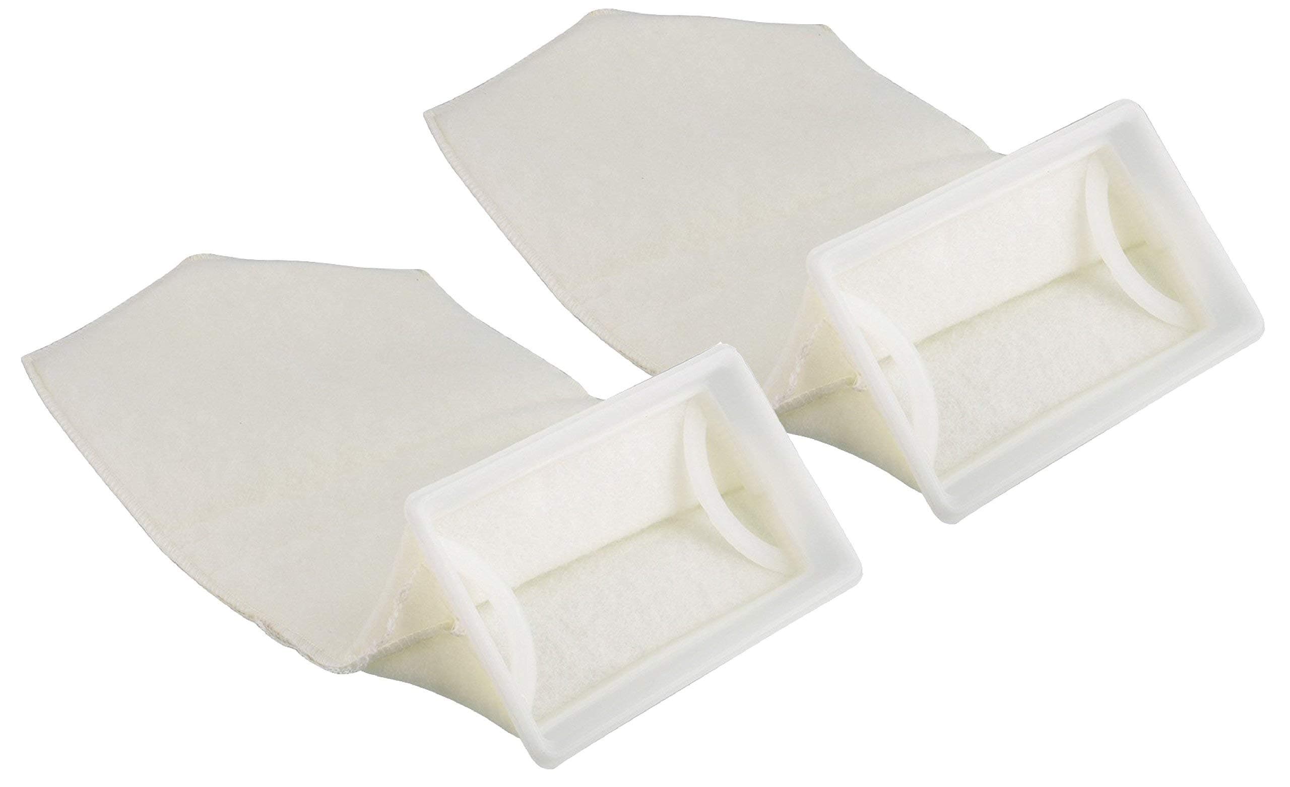 2 Pack - 4.5 Inch 200 Micron - Aquarium Felt Filter Bags -7x4.5" Rectangle Filter Sock - Fits Eshopps
