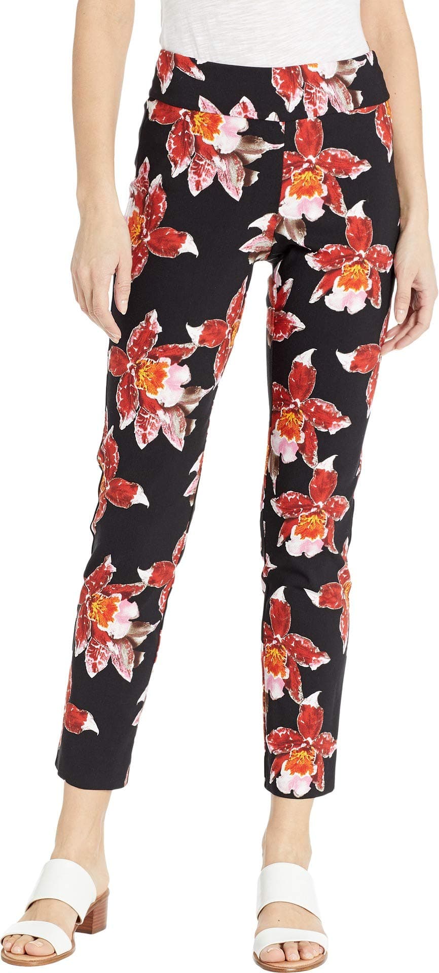Krazy Larry Pull-On Ankle Pants Black Orchid 8 28