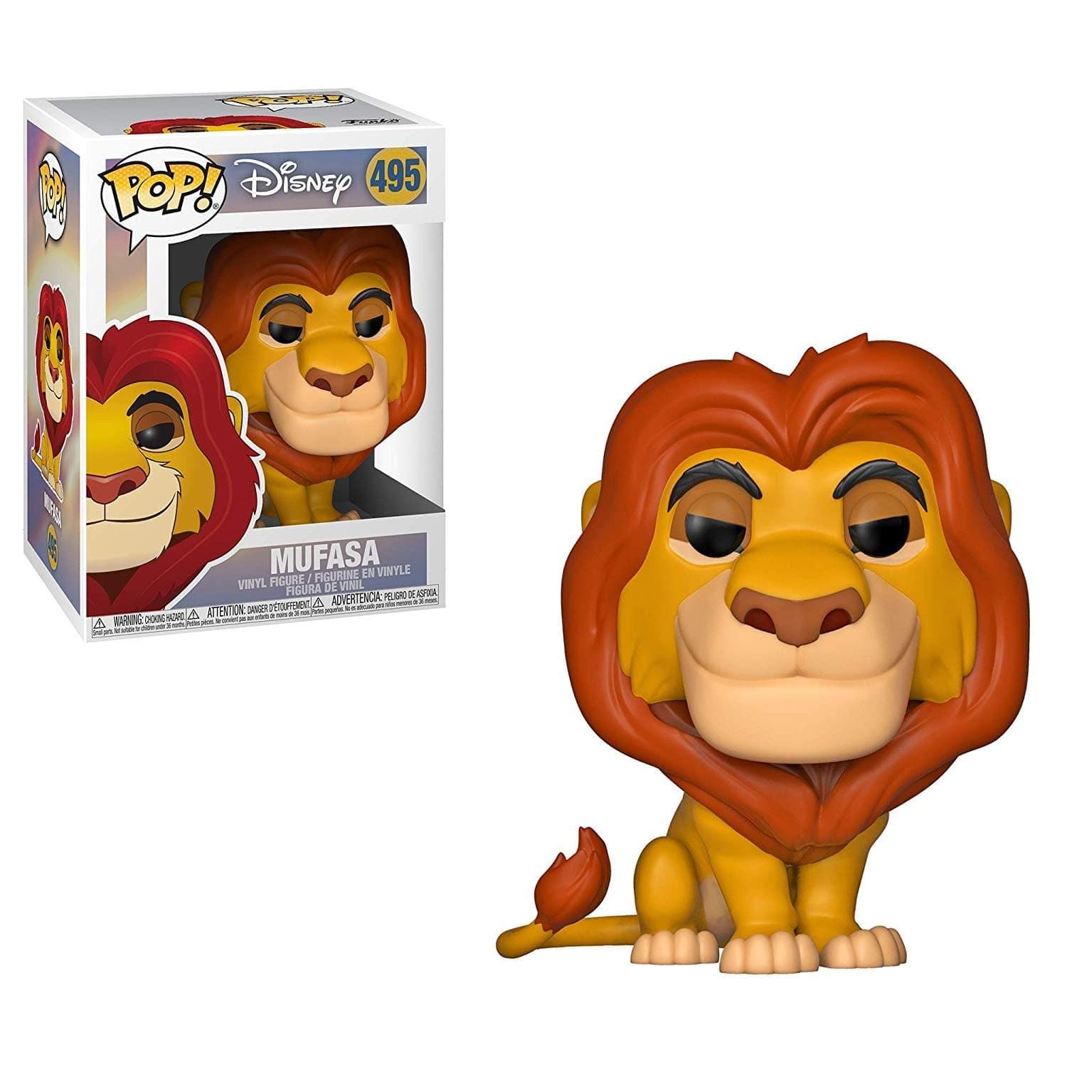Funko Pop! Disney: Lion King - Mufasa Toy, Standard, Multicolor