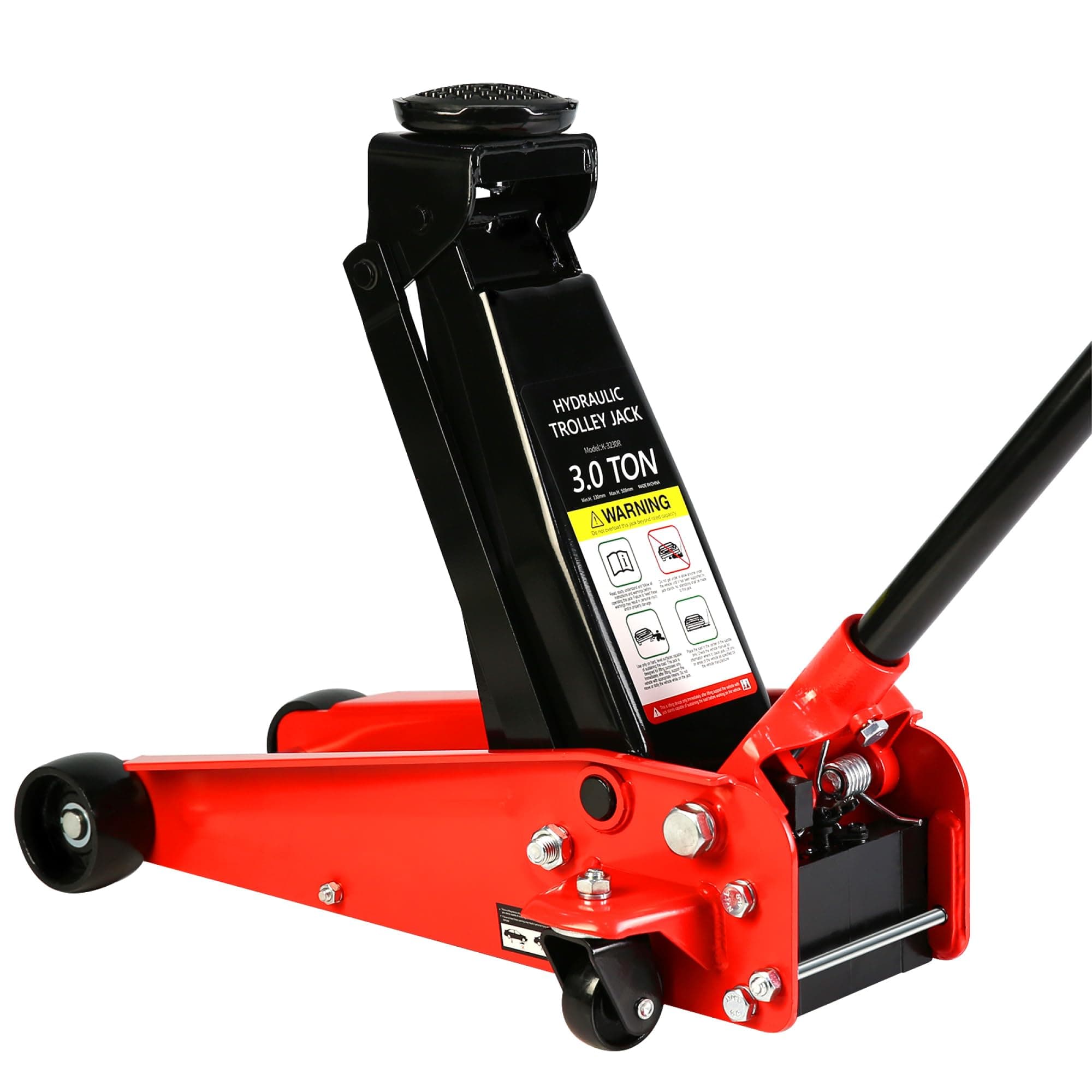 3 Ton Low Profile Floor Jack with Quick Lift Pump, Floor Jack Lifting Range 5.1"-20", Capacity 6,000 lb Car Jack Hydraulic AutoLifts for Home Garage