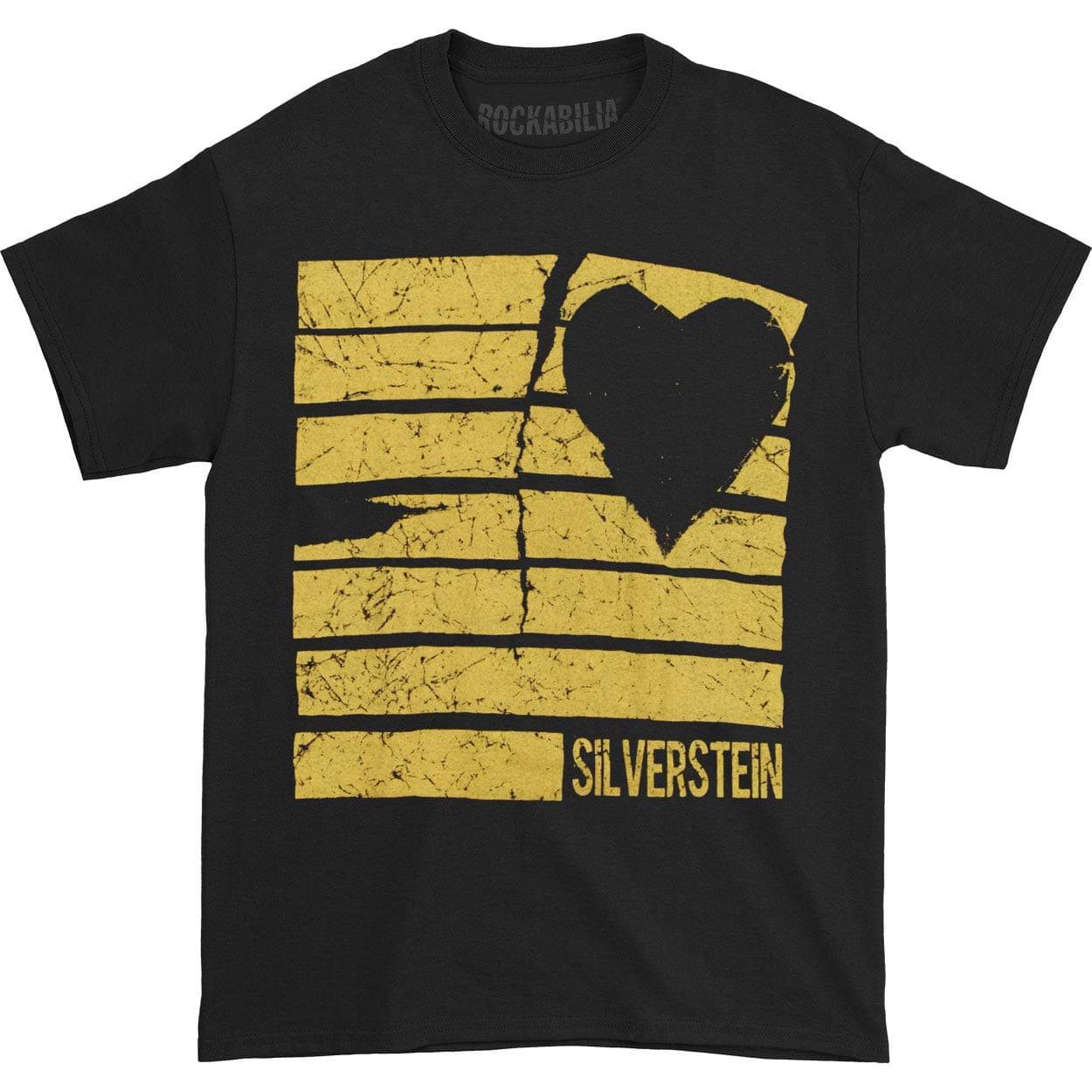 Silverstein Men's Ribcage T-shirt Medium Black