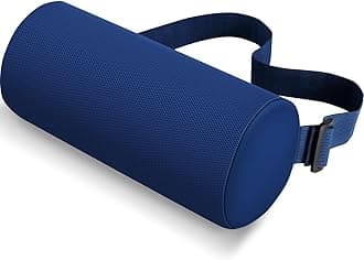 Seat Cushion, Lumbar Roll Support Pillow for Office Chair, Car, Gaming Chair, Memory Foam Back Cushion with Washable Cover for Relieving Back Pain & Improving Posture,Blue