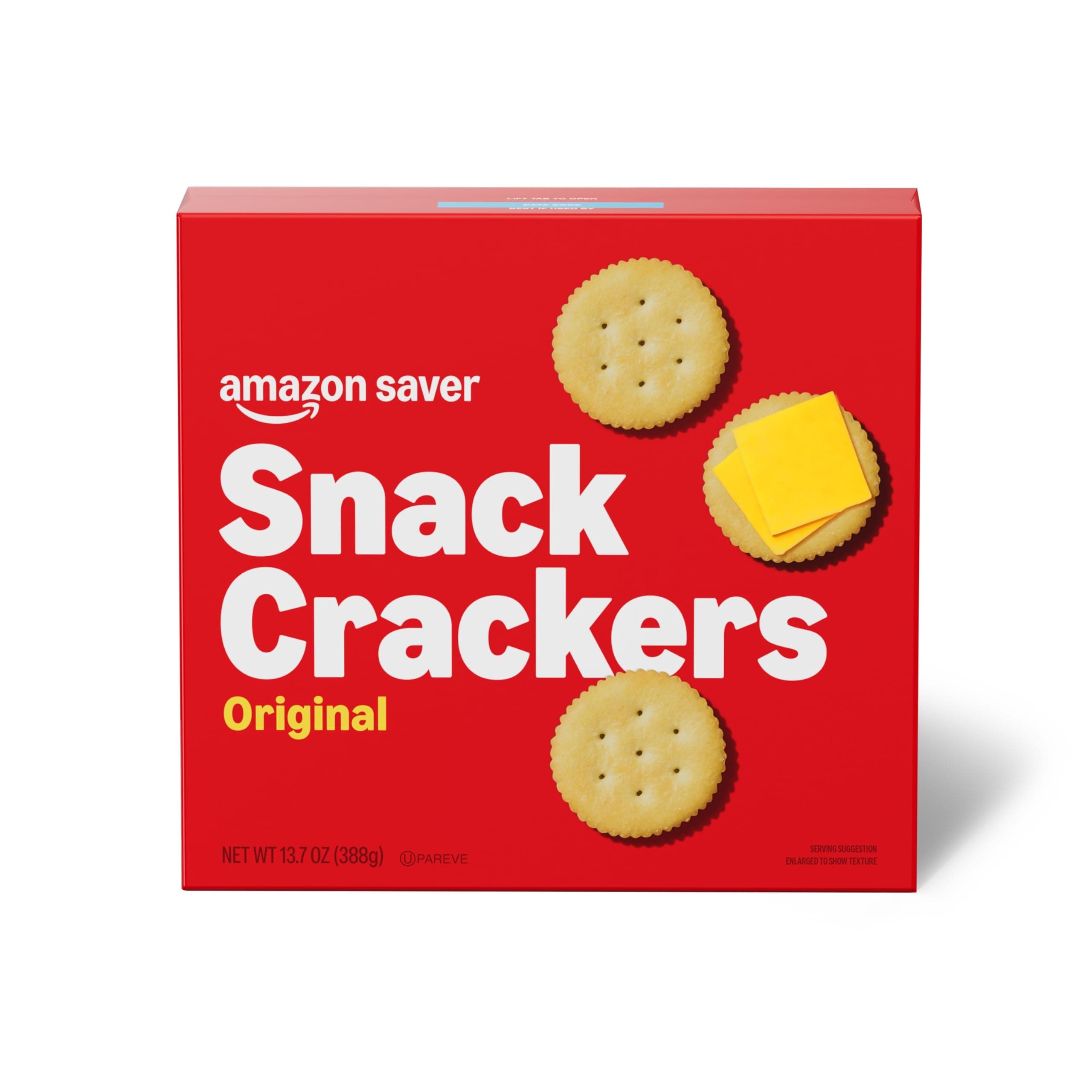 Amazon Saver, Original Snack Crackers, 13.7 Oz