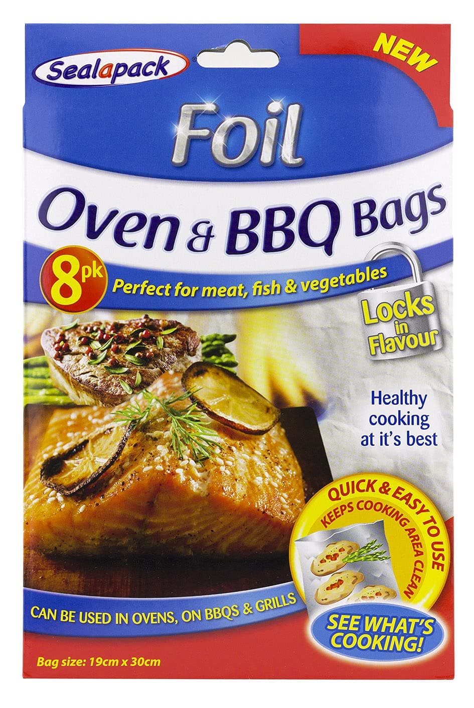 SealapackSAP026 Oven and BBQ Bag, Plastic