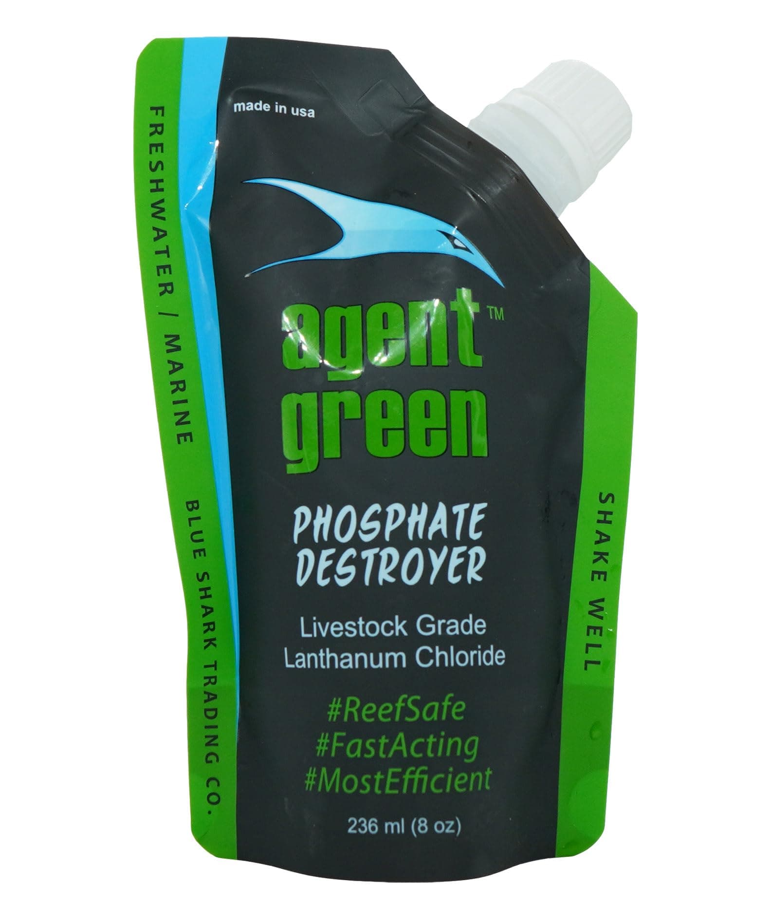 Blue Shark (Formerly ATM) Agent Green Phosphate Destroyer 8 oz