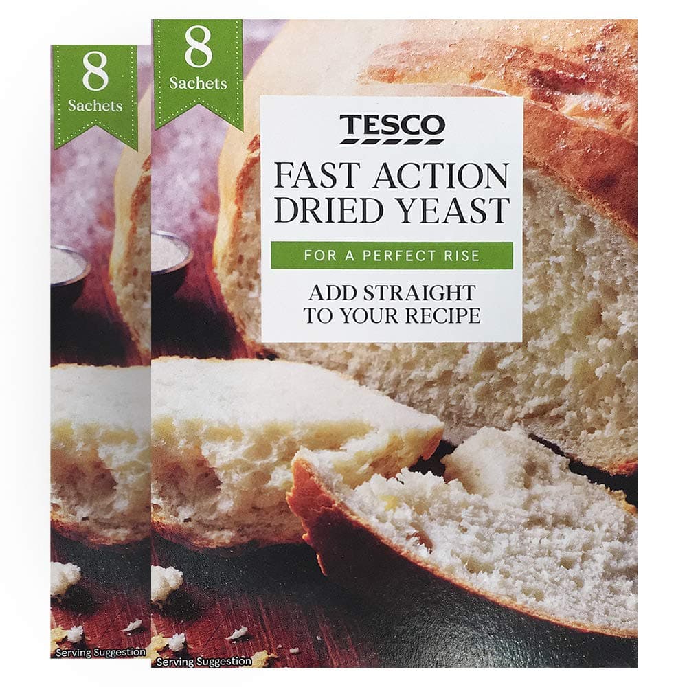 Tesco Fast Action Dried Yeast, 2 x 56 g