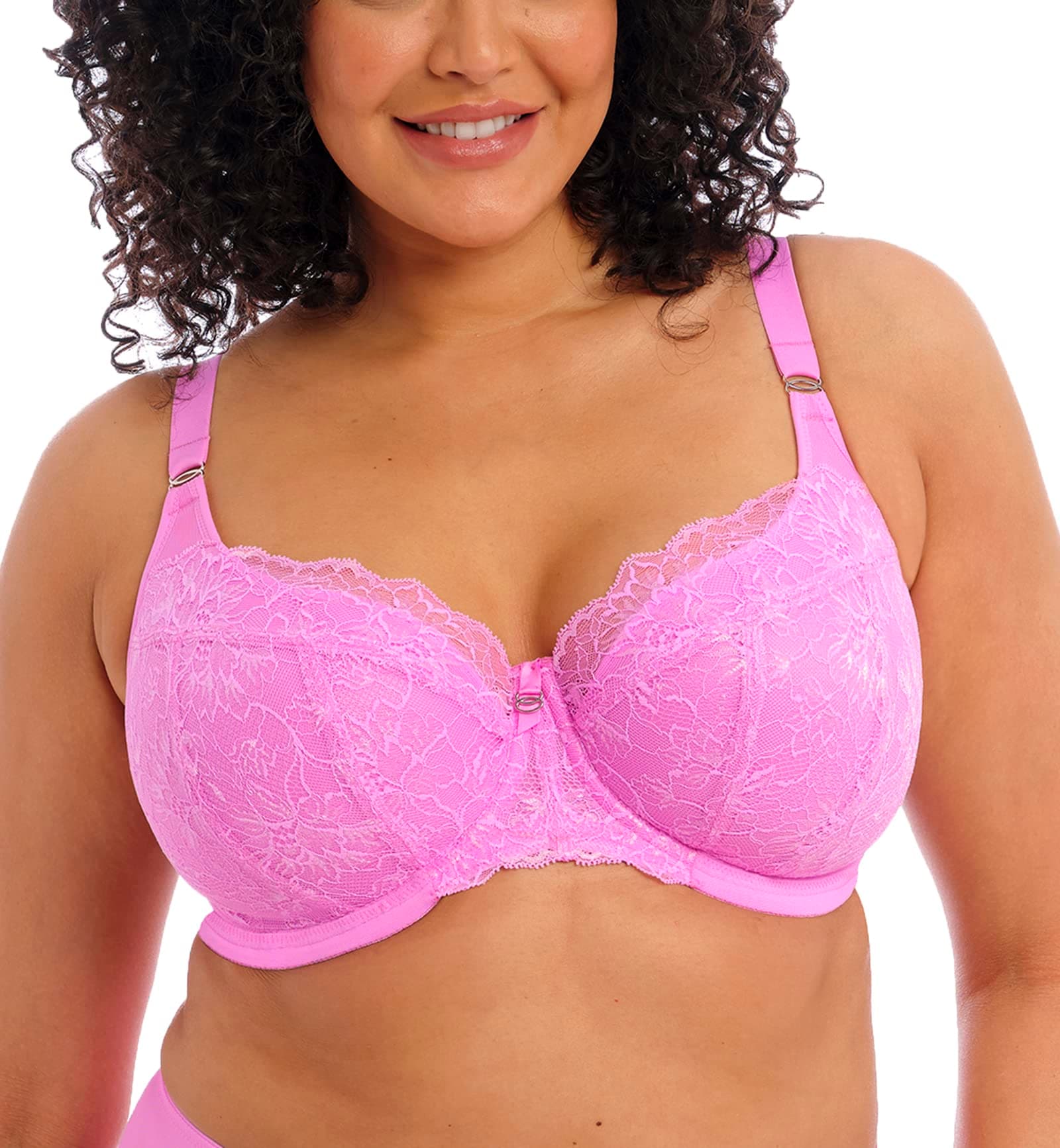ElomiWomen's Plus Size Brianna Underwire Padded Half Cup