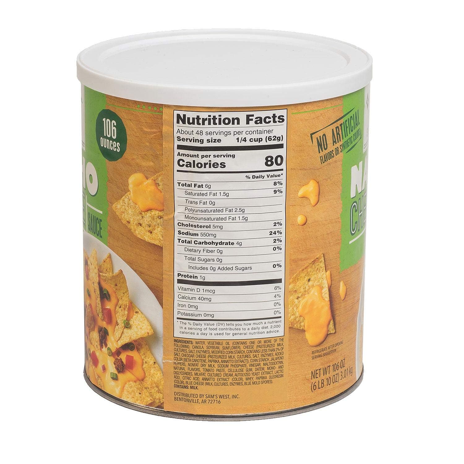 Bakers & Chefs Nacho Cheese Sauce - 6.62 lbs - CASE PACK OF 2