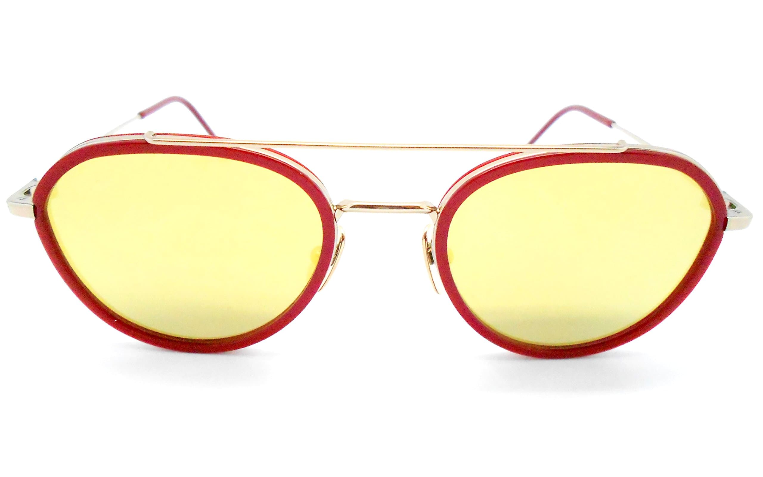 TB-801 D Aviator Sunglasses with Mirrored Lenses